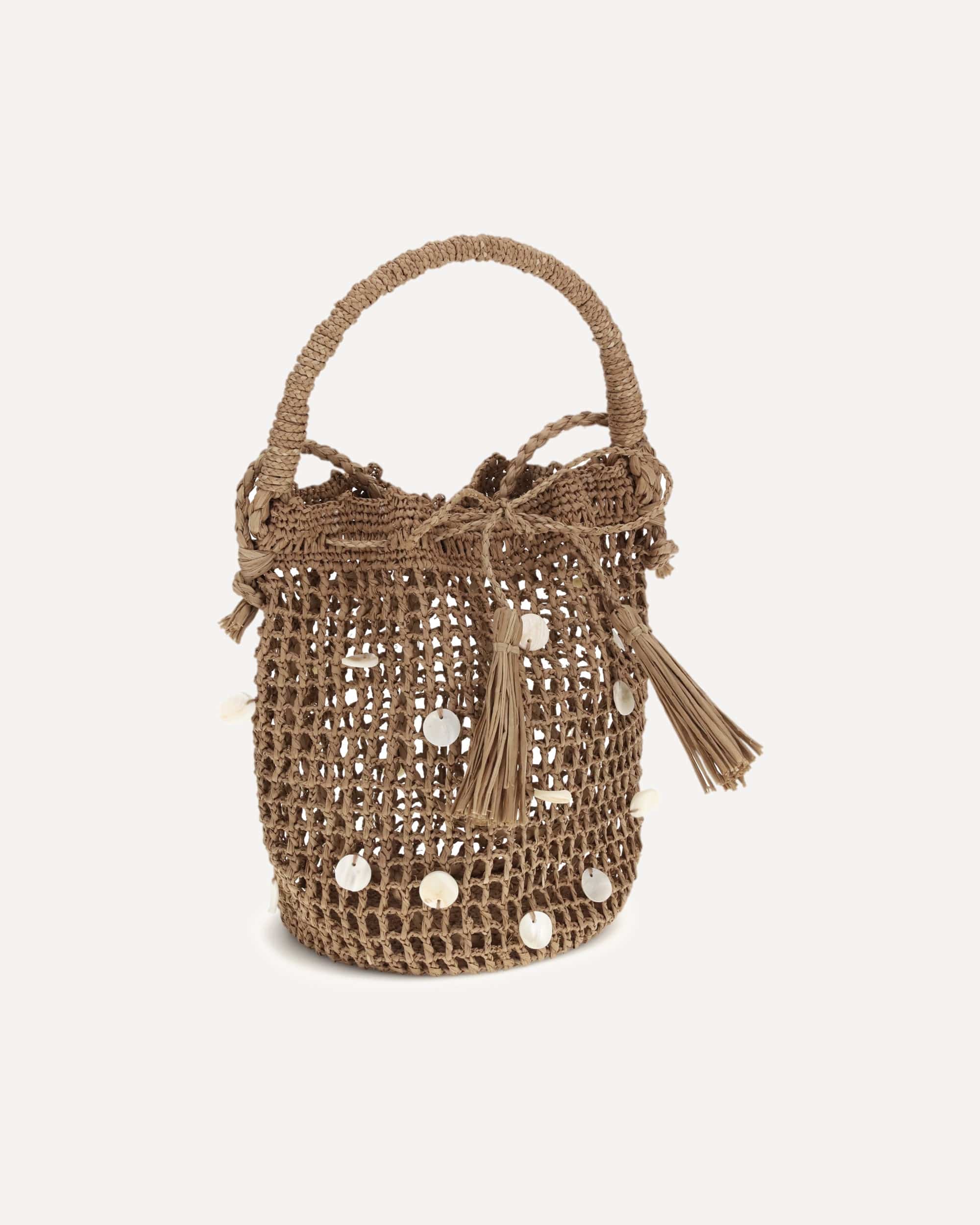 Alanui Precious Moments Raffia Bucket Bag - alternate view