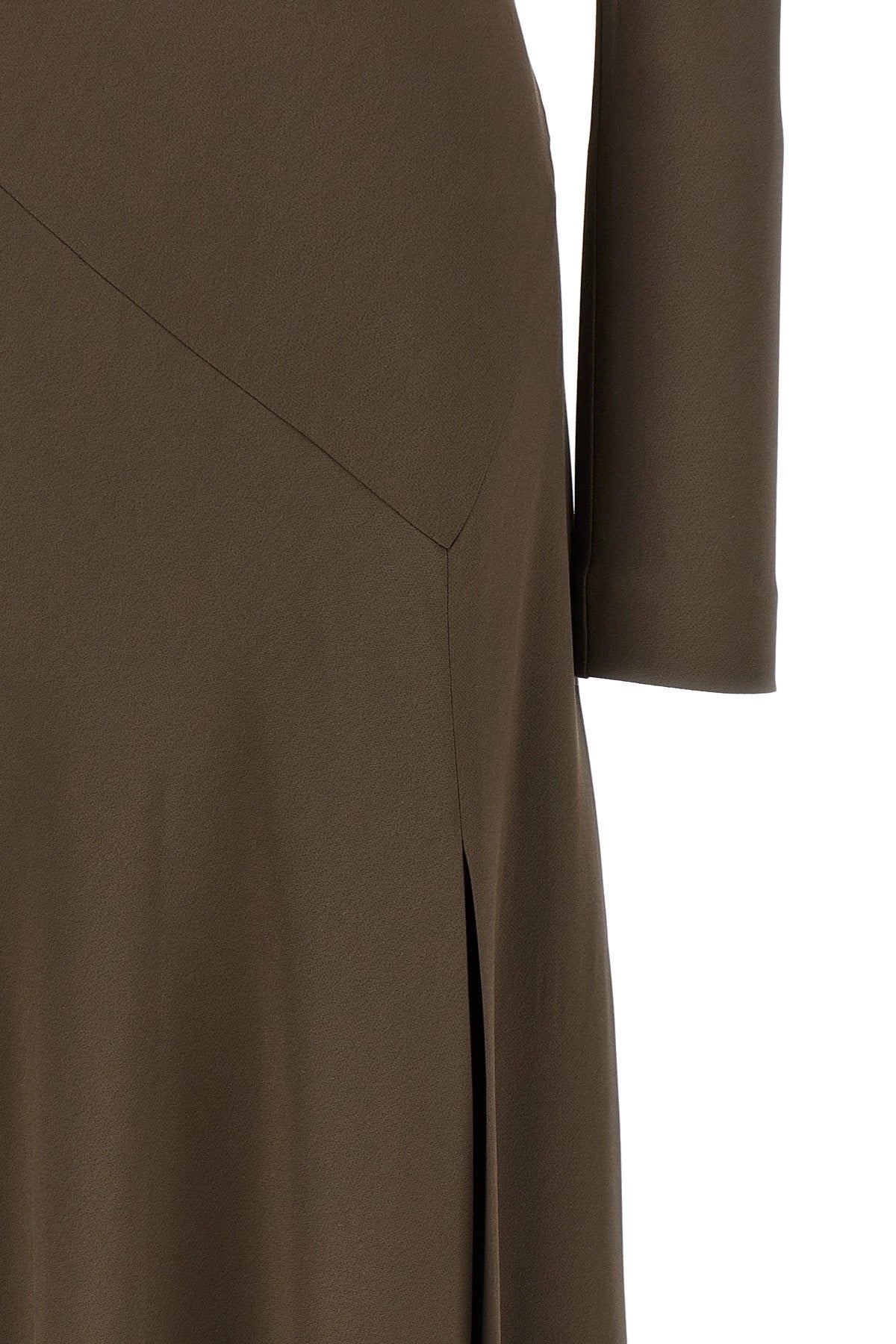 Alberta Ferretti Bare Shoulder Maxi Dress