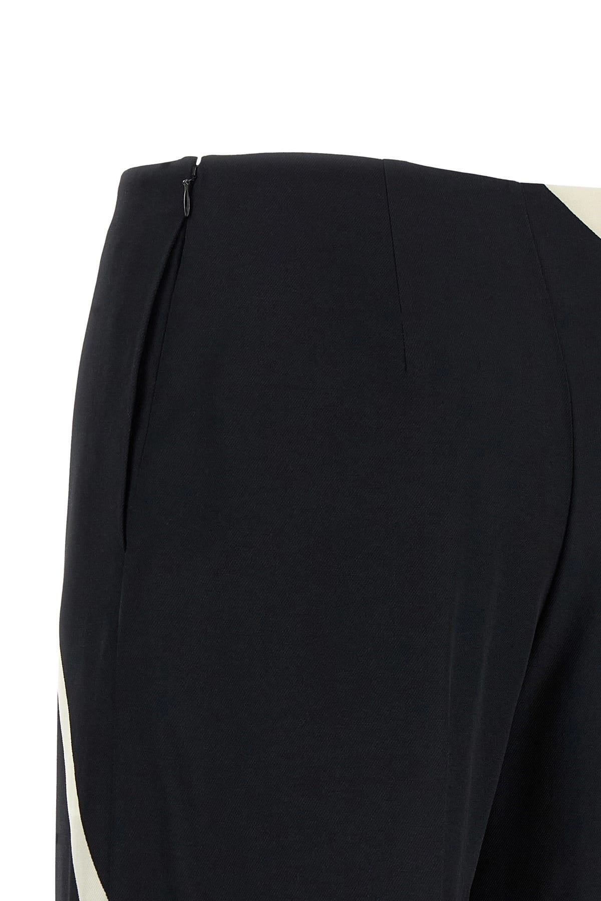 Alberta Ferretti Alberta Ferretti Geometric Print Wide-Leg Cropped Pants