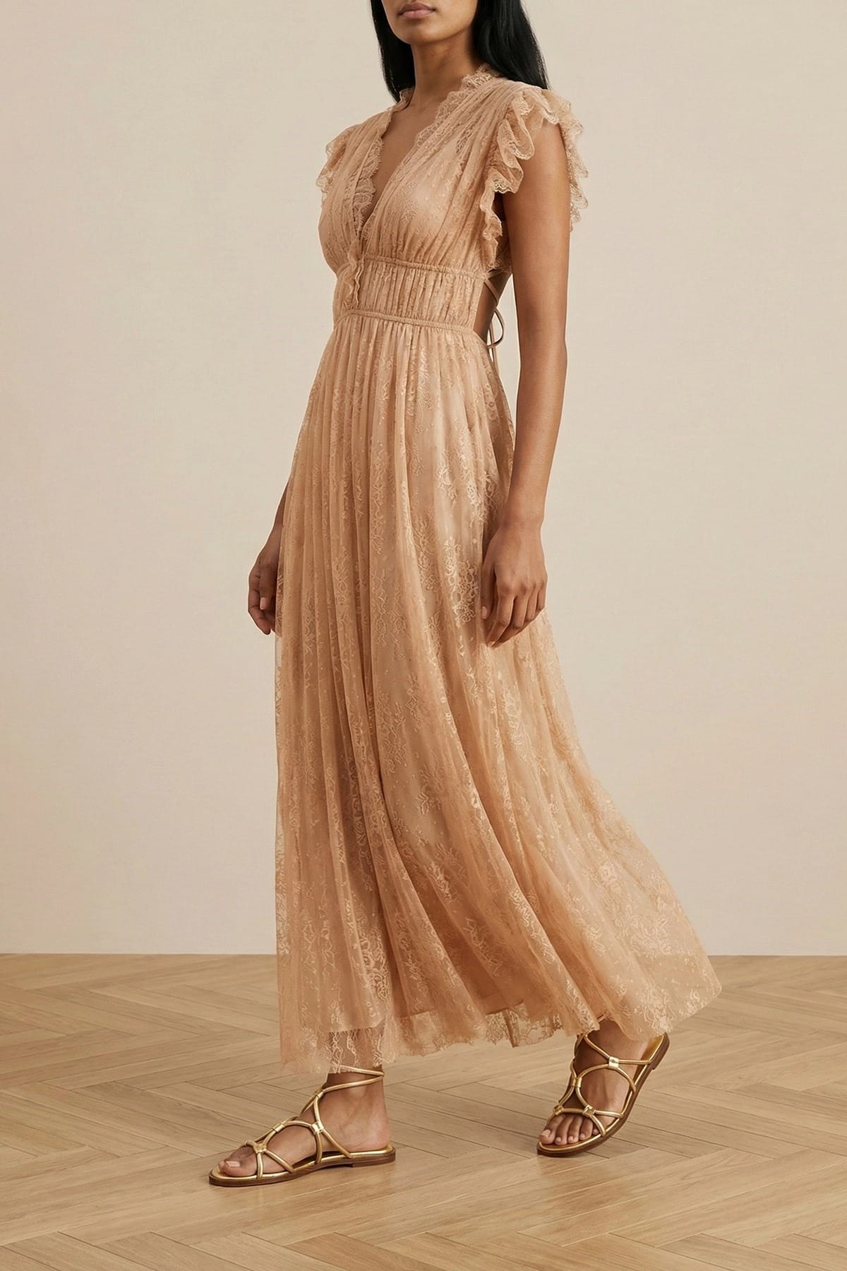 Alberta Ferretti Alberta Ferretti Lace Maxi Dress