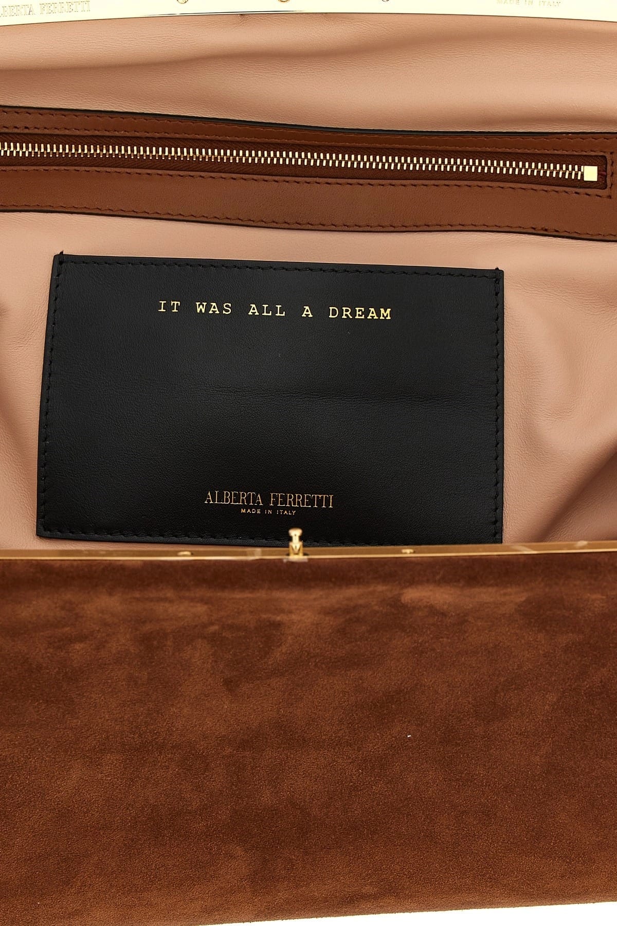 Alberta Ferretti Alberta Ferretti Maxi Suede Pouch