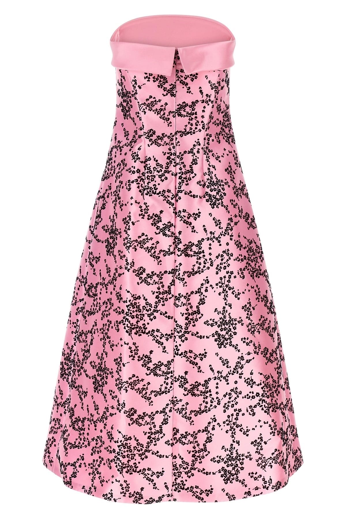 Alberta Ferretti Mikado Floreale Midi Dress - alternate view