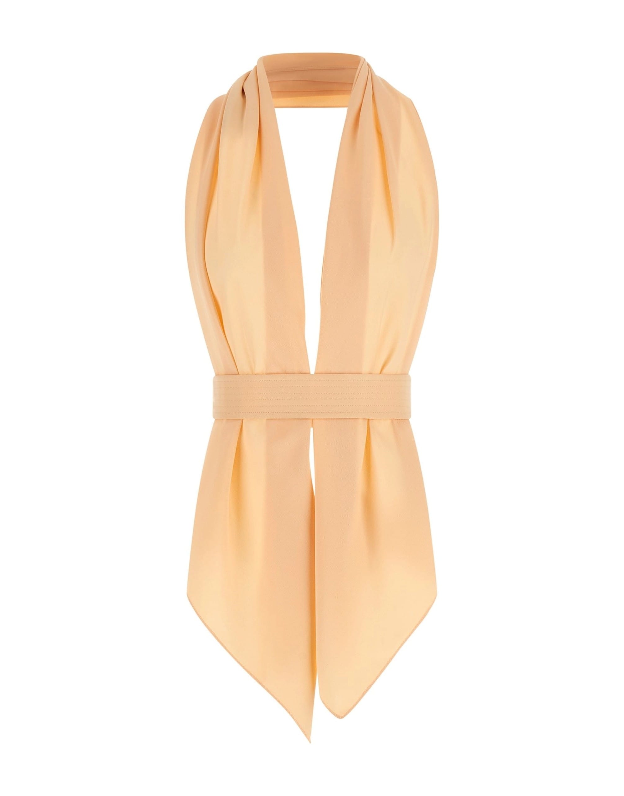 Alberta Ferretti Alberta Ferretti Pink Scarf-Effect Top