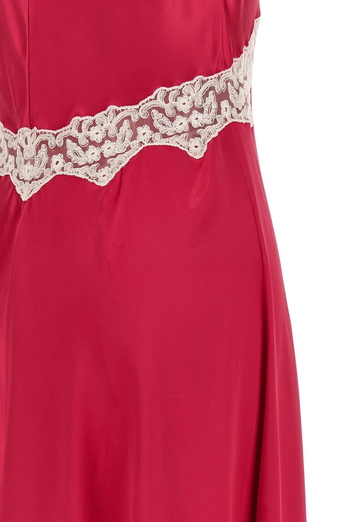 Alberta Ferretti Alberta Ferretti Satin Lace Dress