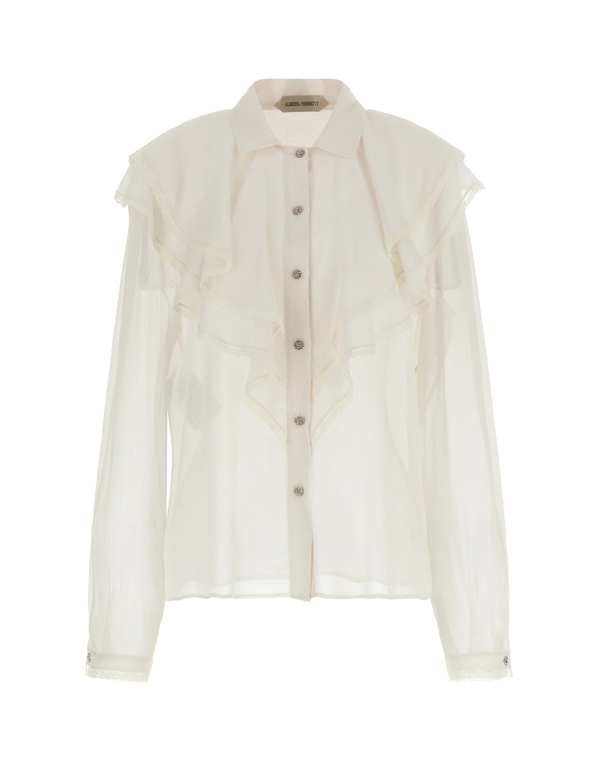 Alberta Ferretti Alberta Ferretti Silk Crêponne Shirt
