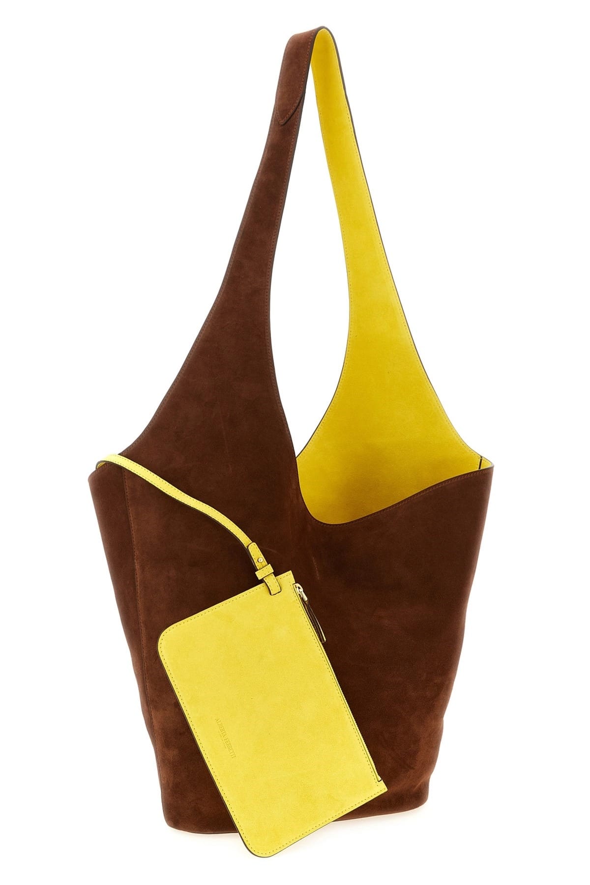 Alberta Ferretti Alberta Ferretti Suede Bucket Shoulder Bag