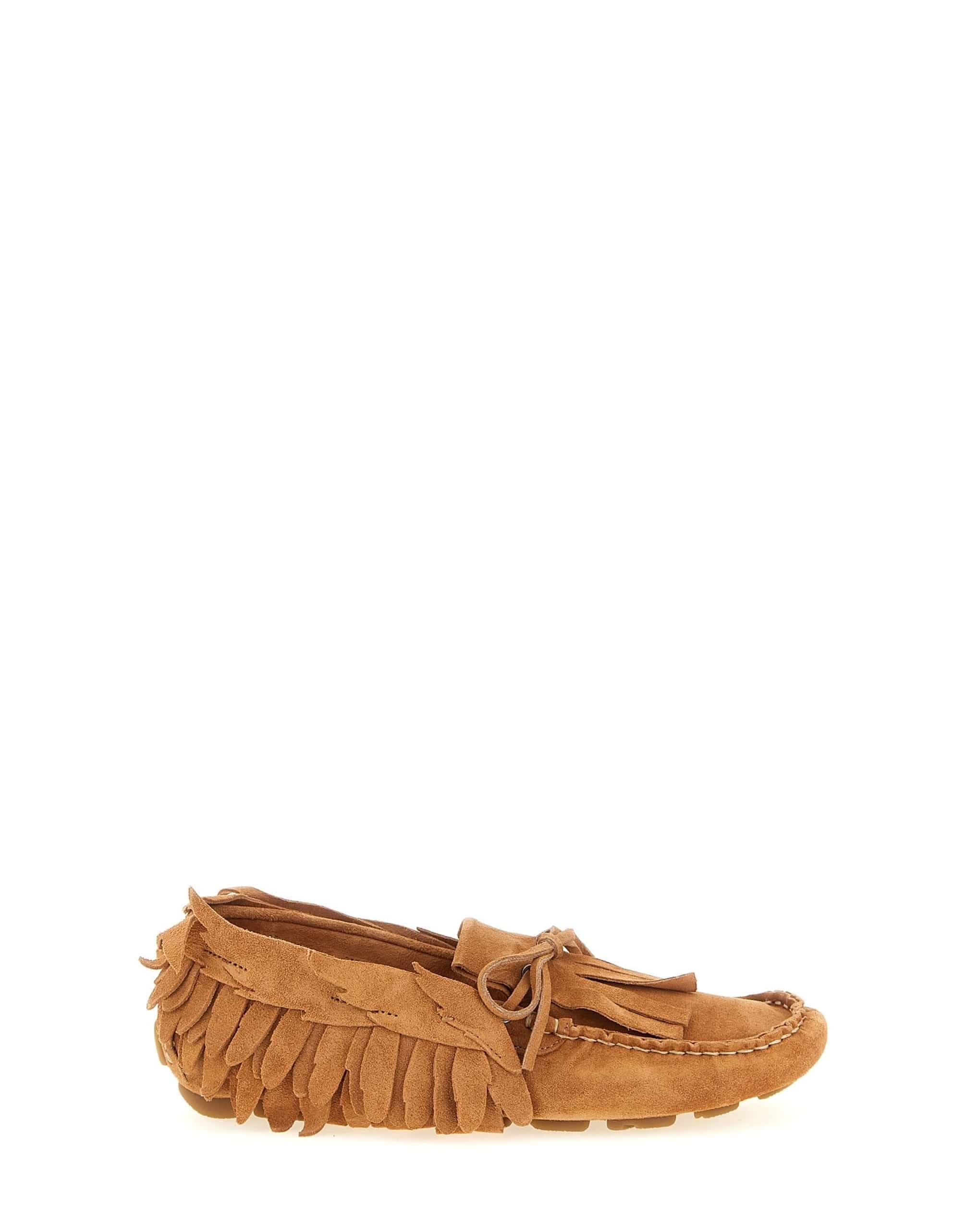 Alberta Ferretti Alberta Ferretti Suede Fringed Loafers