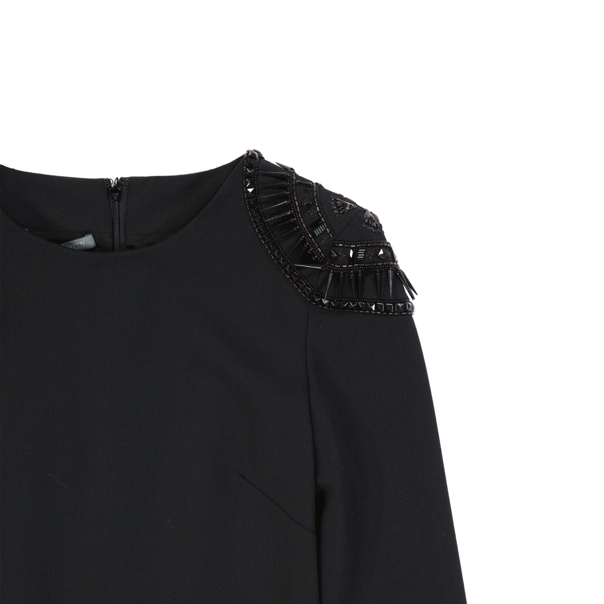 Alberta Ferretti Wool Blend Midi Dress