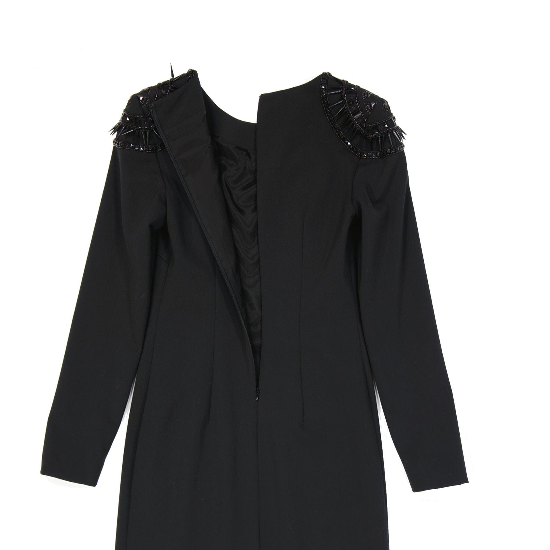 Alberta Ferretti Wool Blend Midi Dress