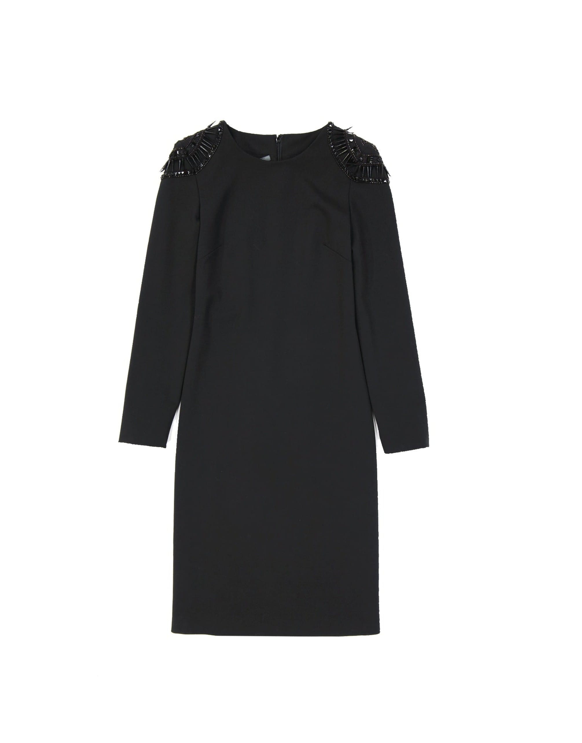 Alberta Ferretti Wool Blend Midi Dress