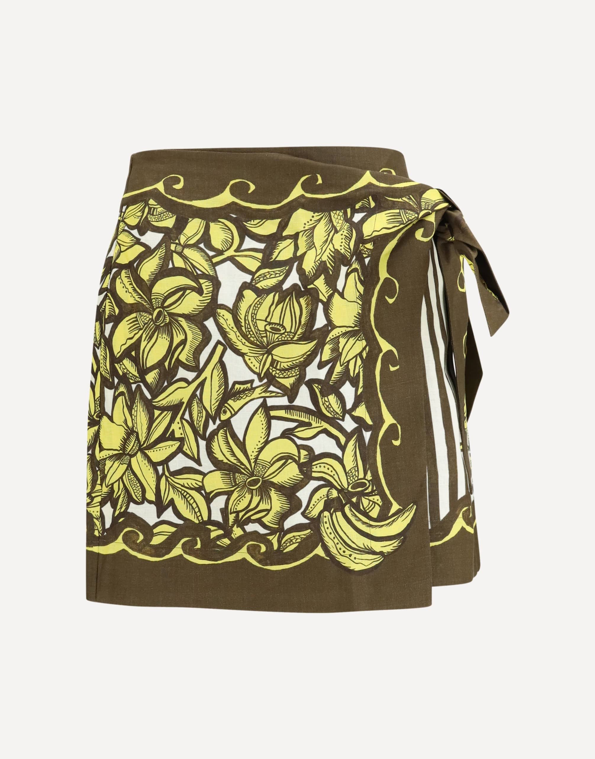 Alemais Mona Wrap Mini Skirt