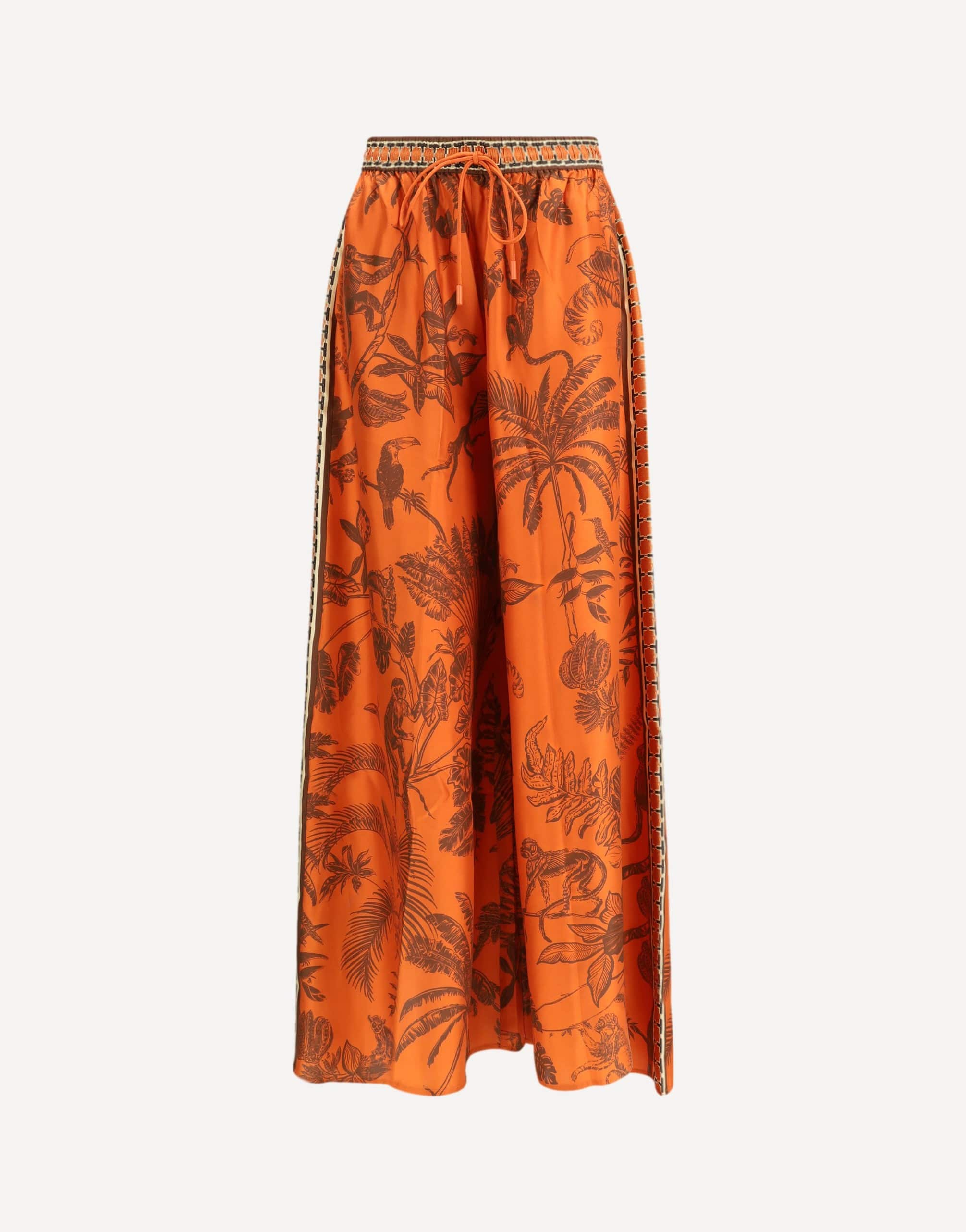 Alemais Monkey Dance Silk Palazzo Pants