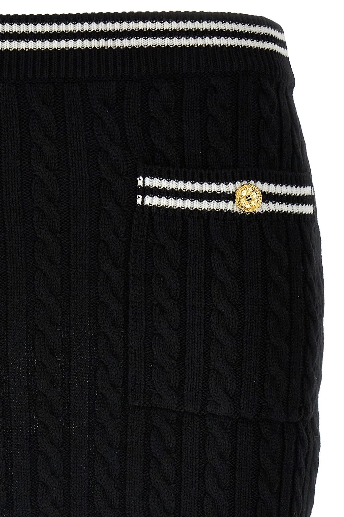 Alessandra Rich Alessandra Rich Braided Mini Skirt