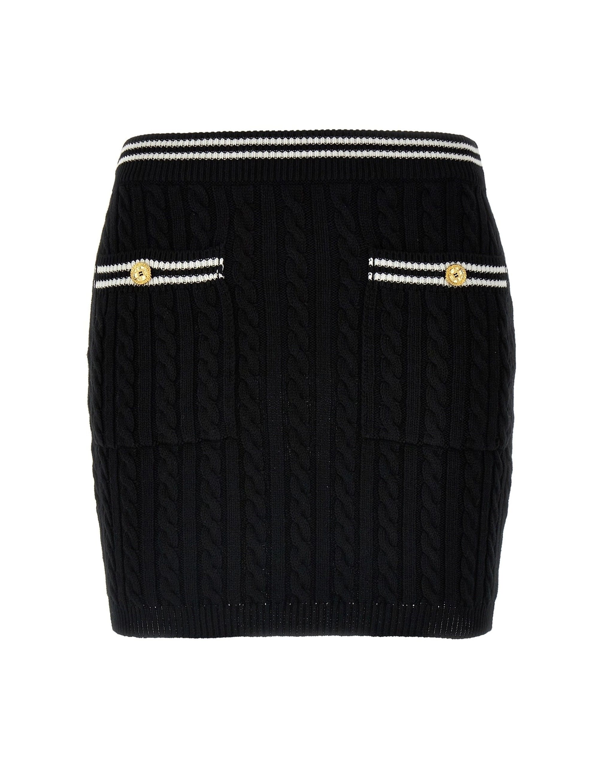 Alessandra Rich Alessandra Rich Braided Mini Skirt
