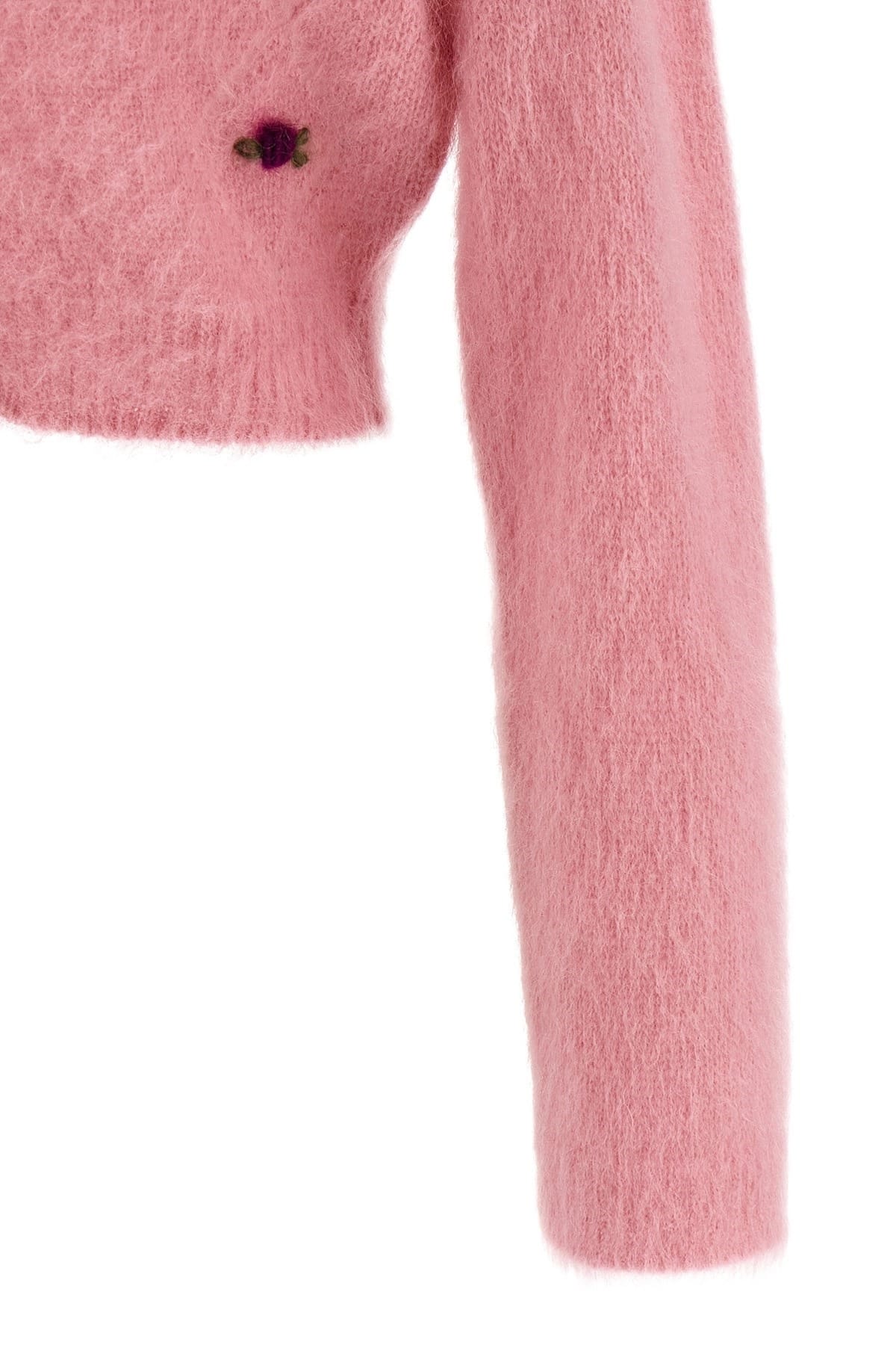 Alessandra Rich Alessandra Rich Carded Mohair Cardigan