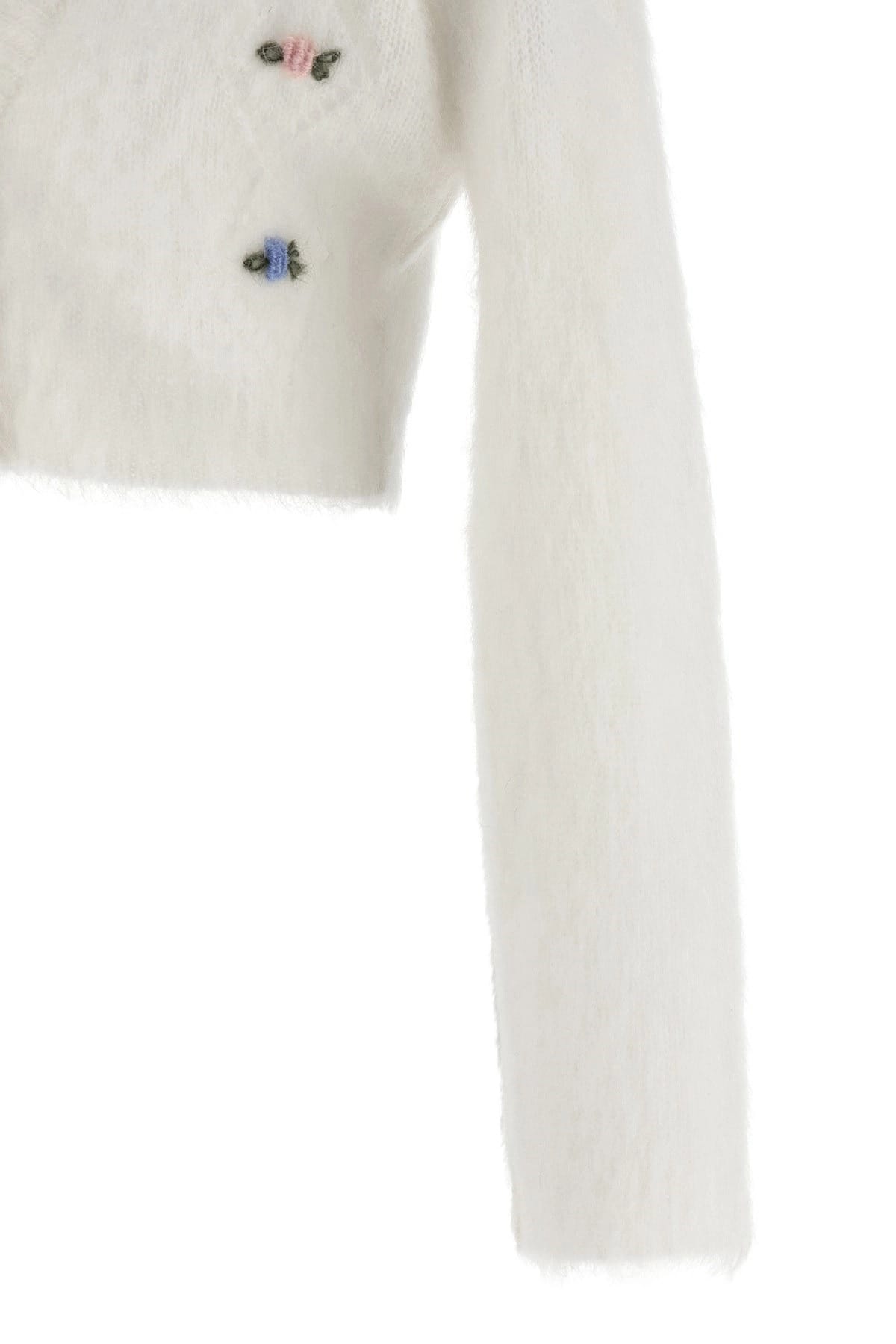 Alessandra Rich Alessandra Rich Carded Mohair Cardigan