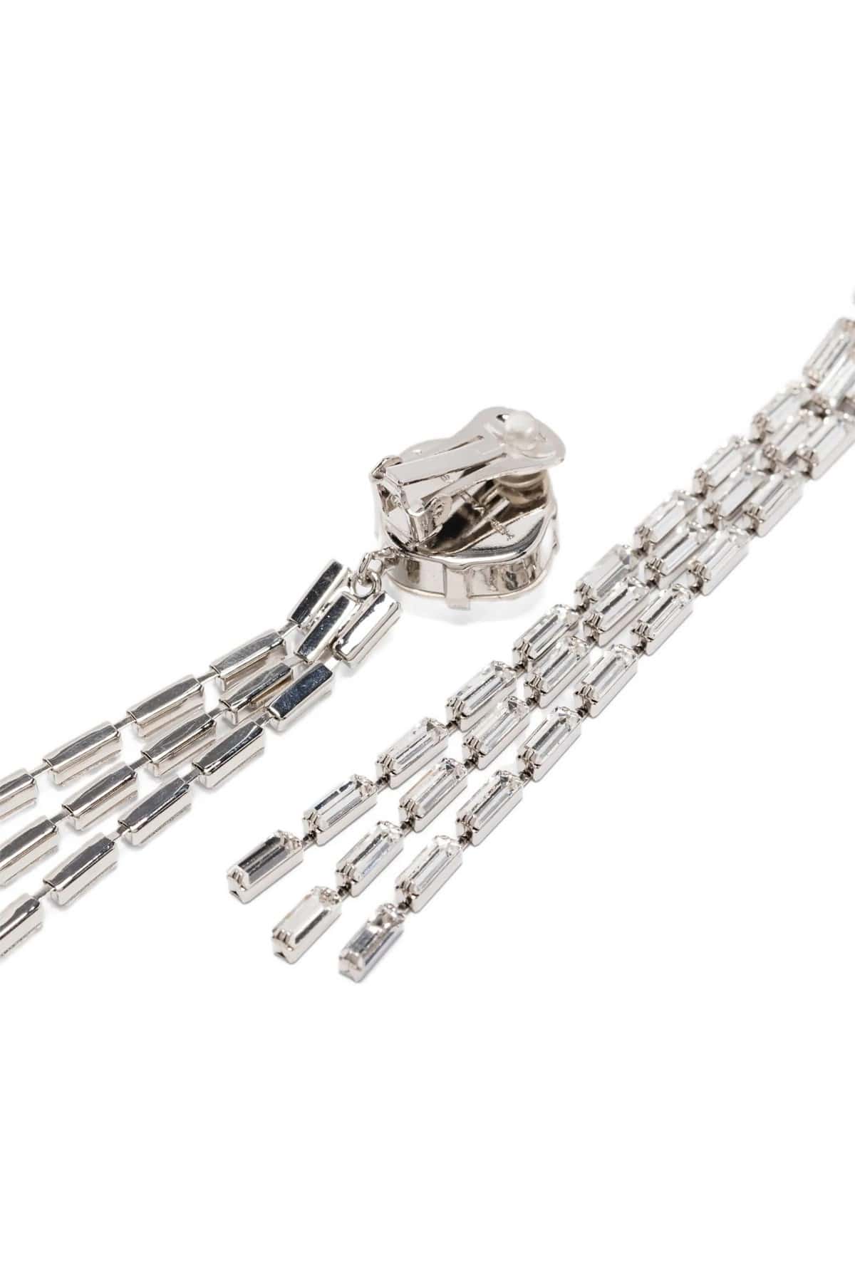 Alessandra Rich Alessandra Rich Fringed Crystal Earrings