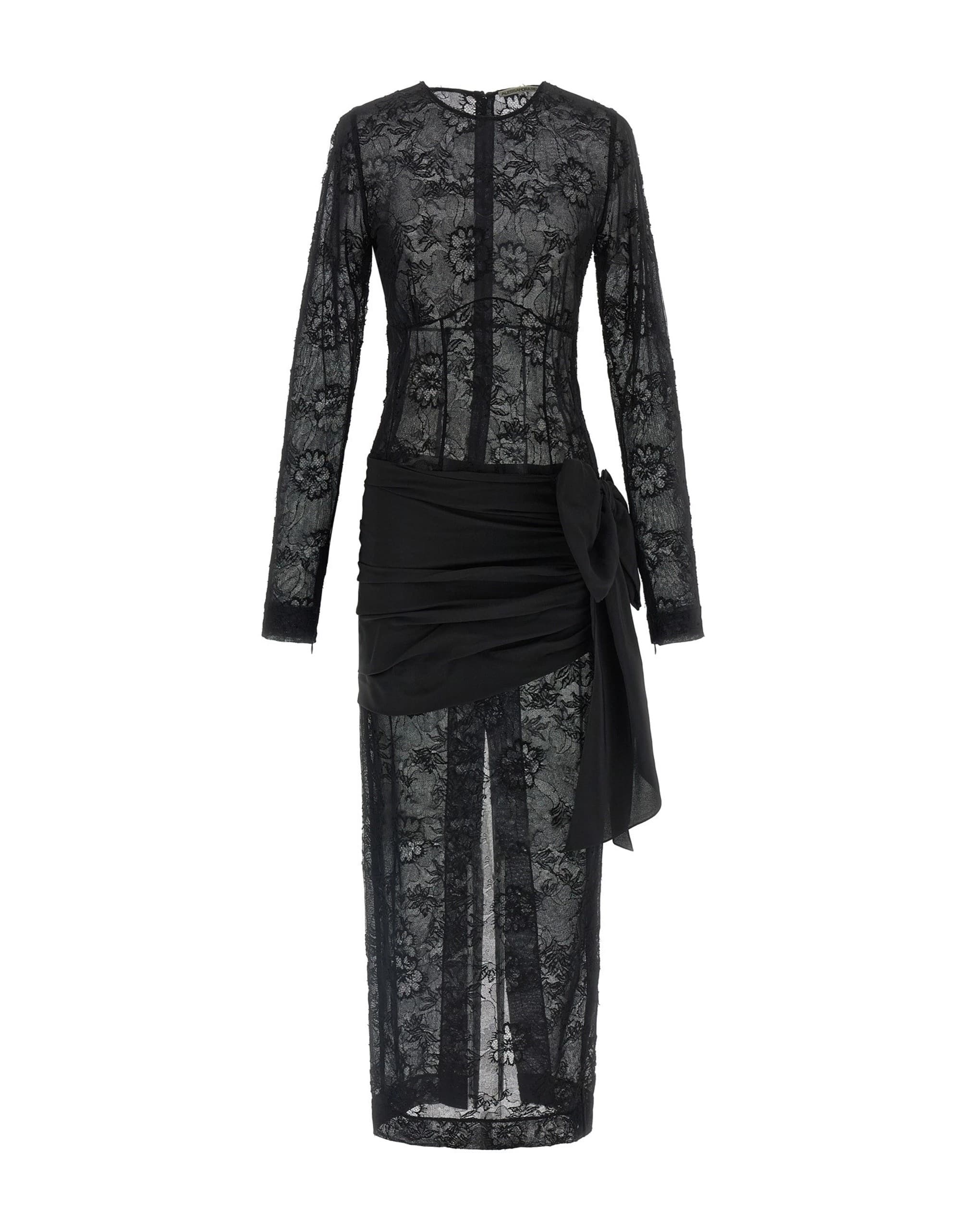 Alessandra Rich Alessandra Rich Lace Bustier Dress