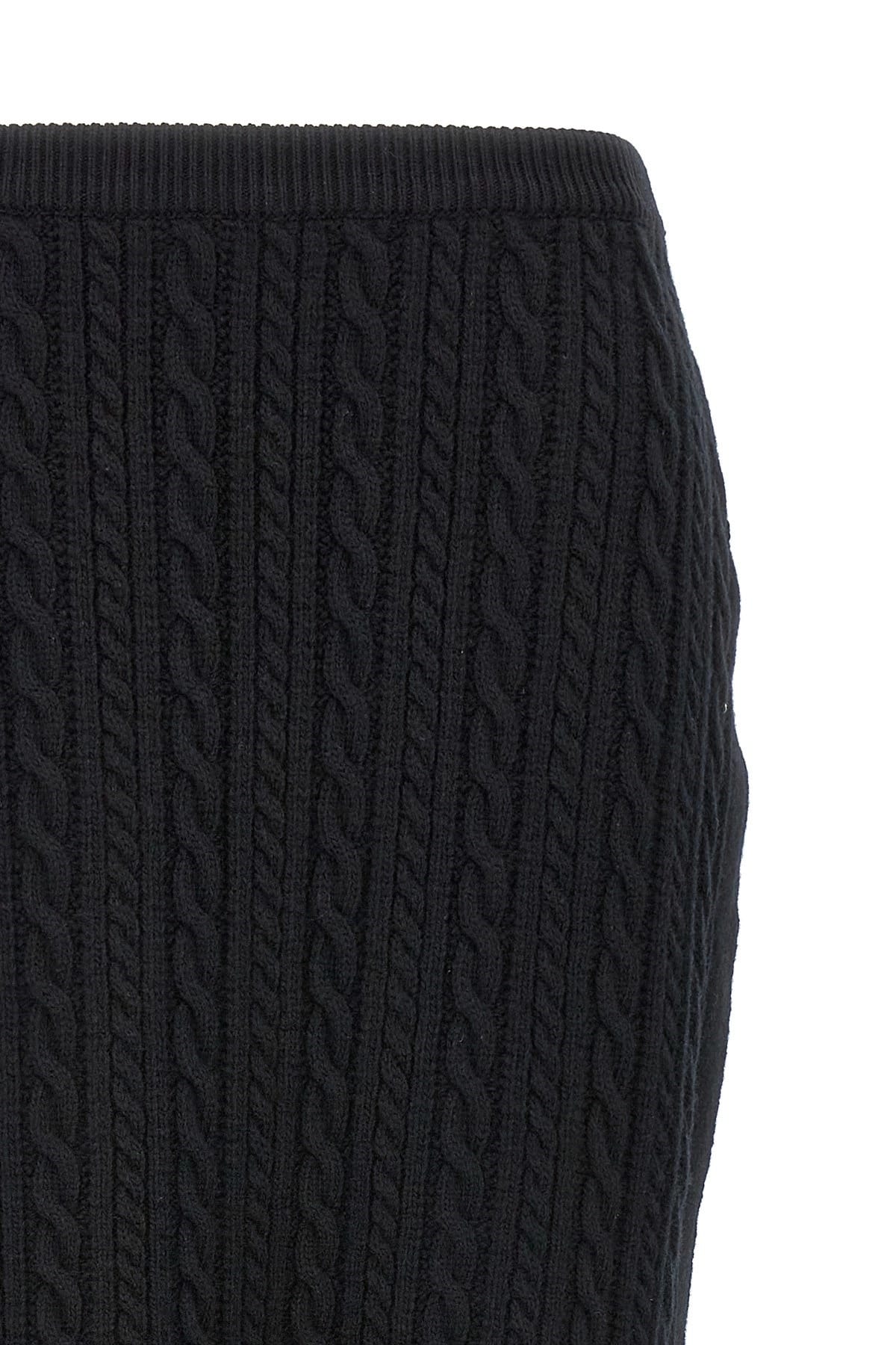 Alessandra Rich Alessandra Rich Maxi Wool Skirt