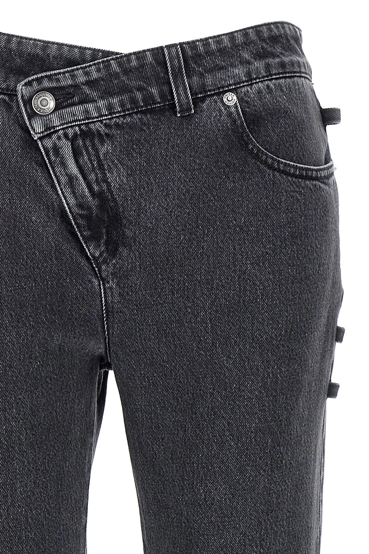 Alexander McQueen Alexander McQueen Asymmetric Closure Jeans