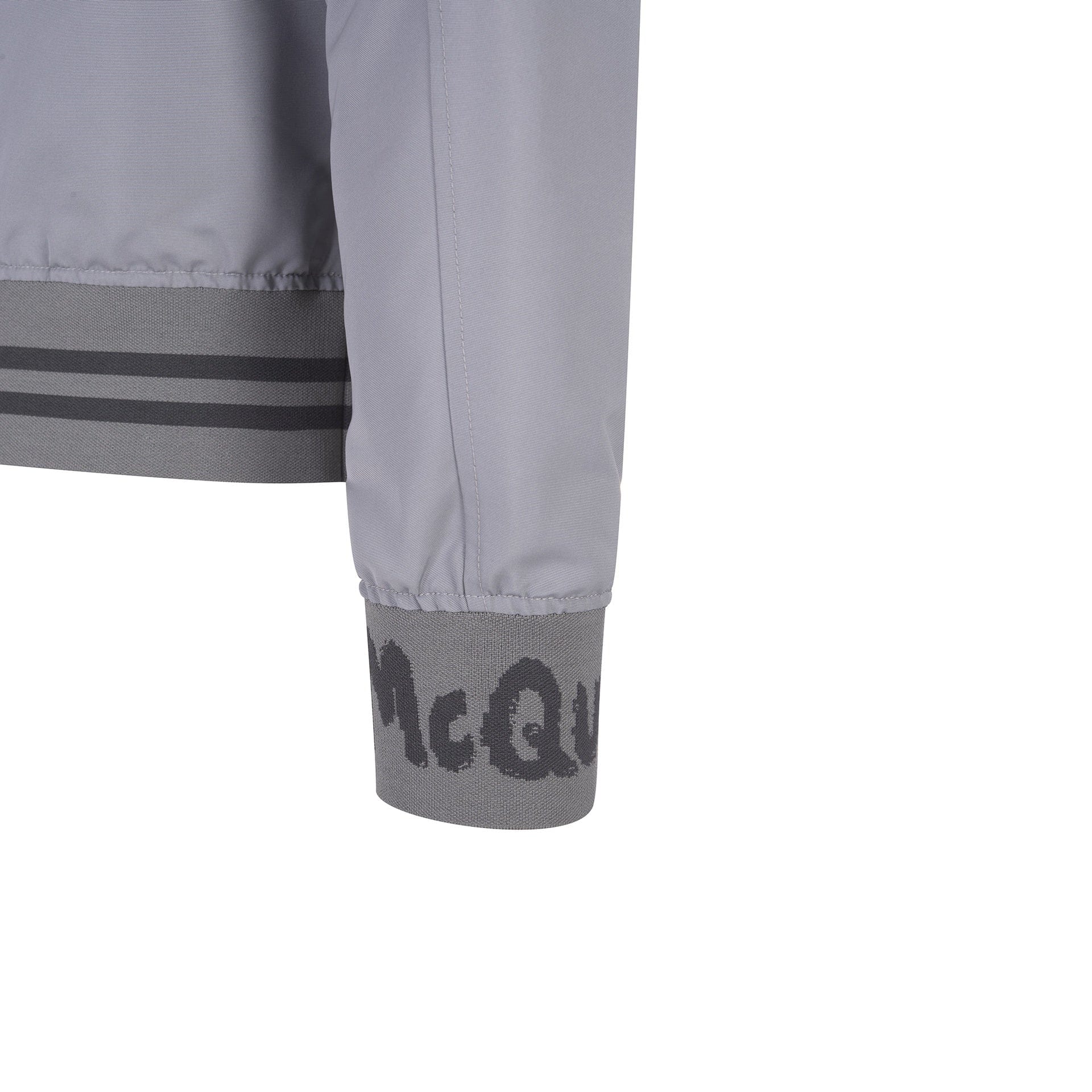 Alexander McQueen Bomber Jacket With Front Zip