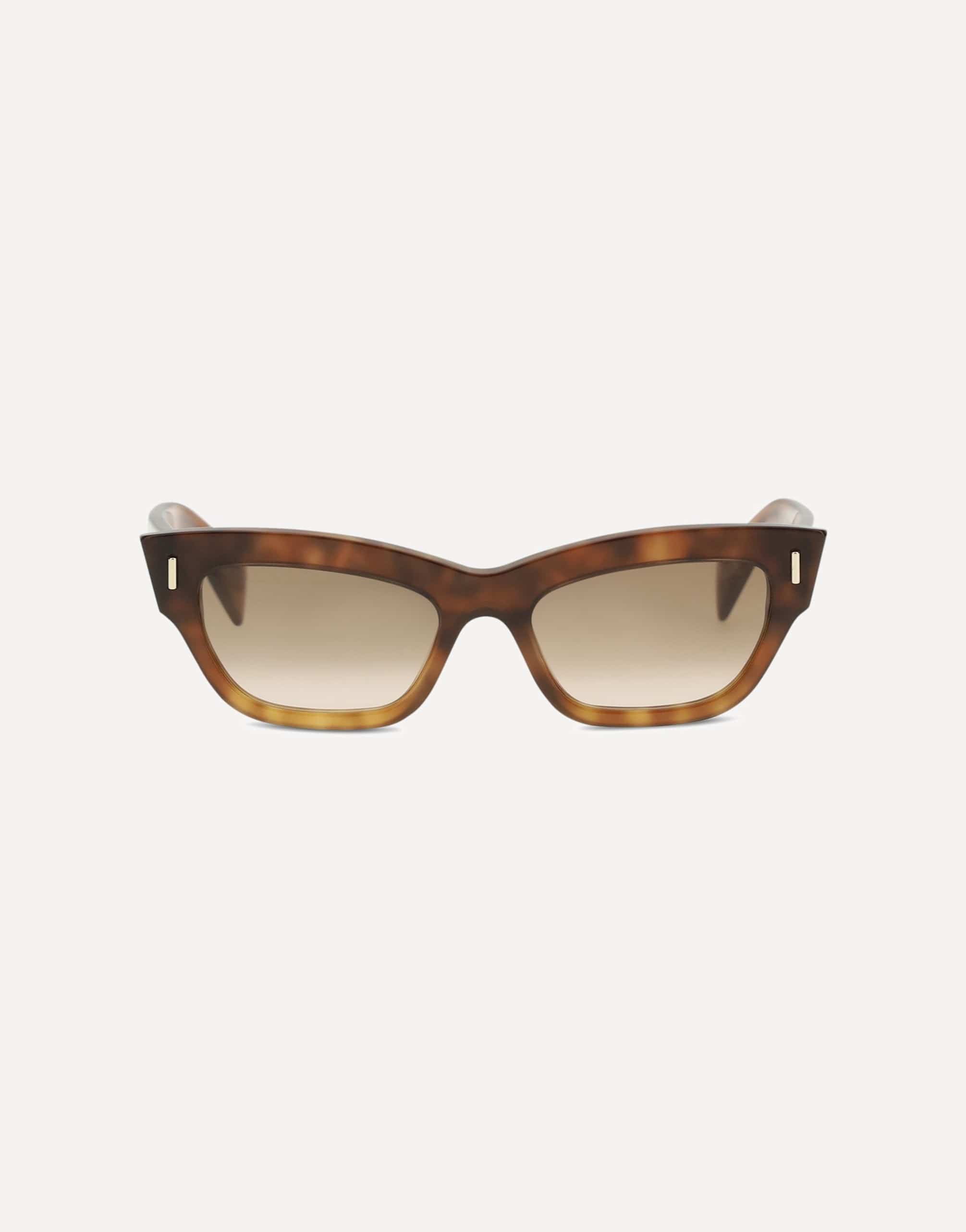 Alexander McQueen Cat-Eye Sunglasses With T-Bar