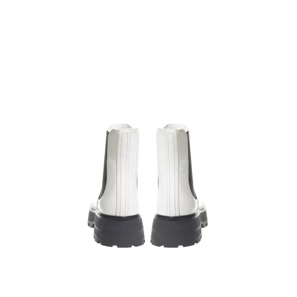 Alexander McQueen Alexander McQueen Chunky-Sole Leather Boots