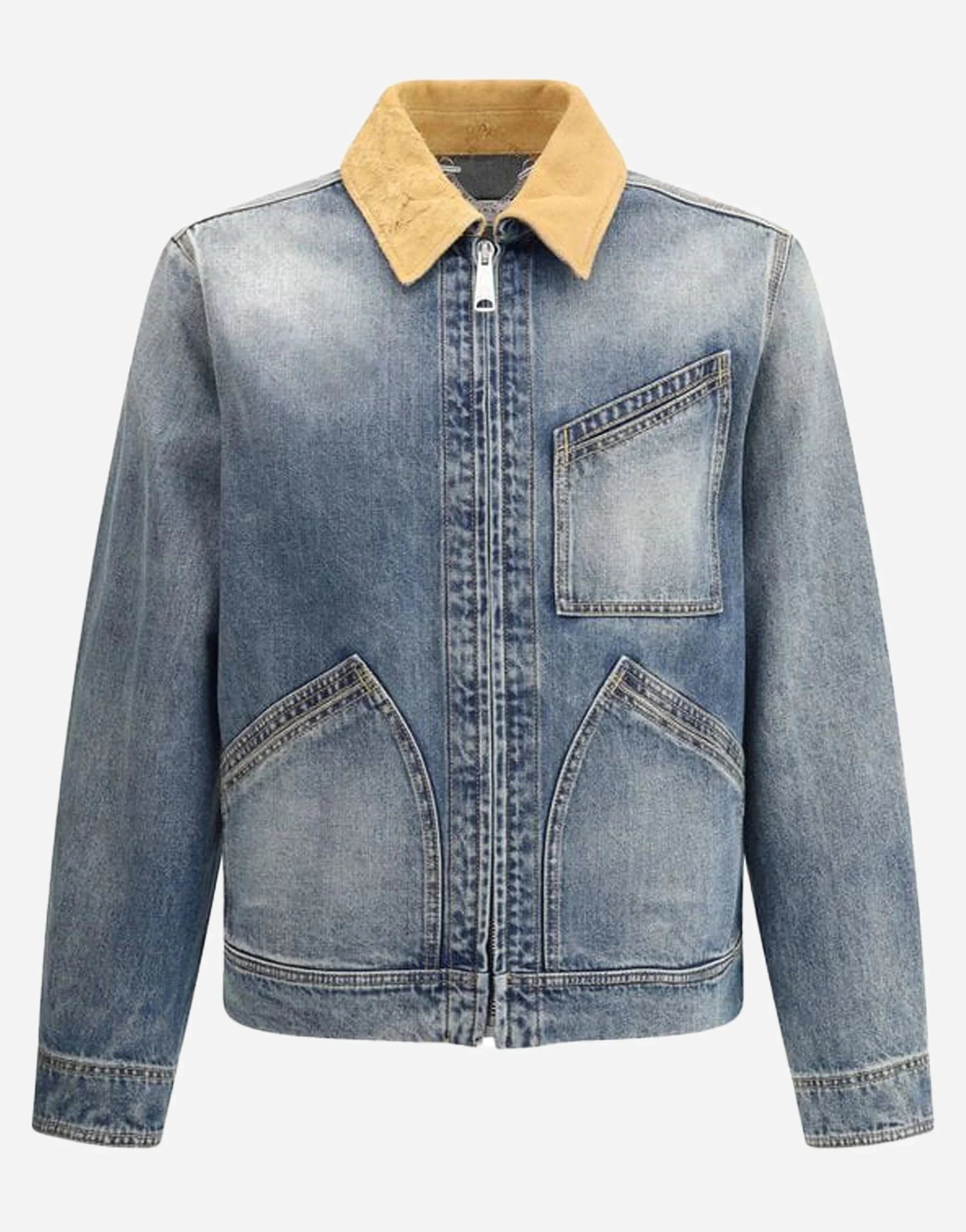 Alexander McQueen Collared Denim Jacket