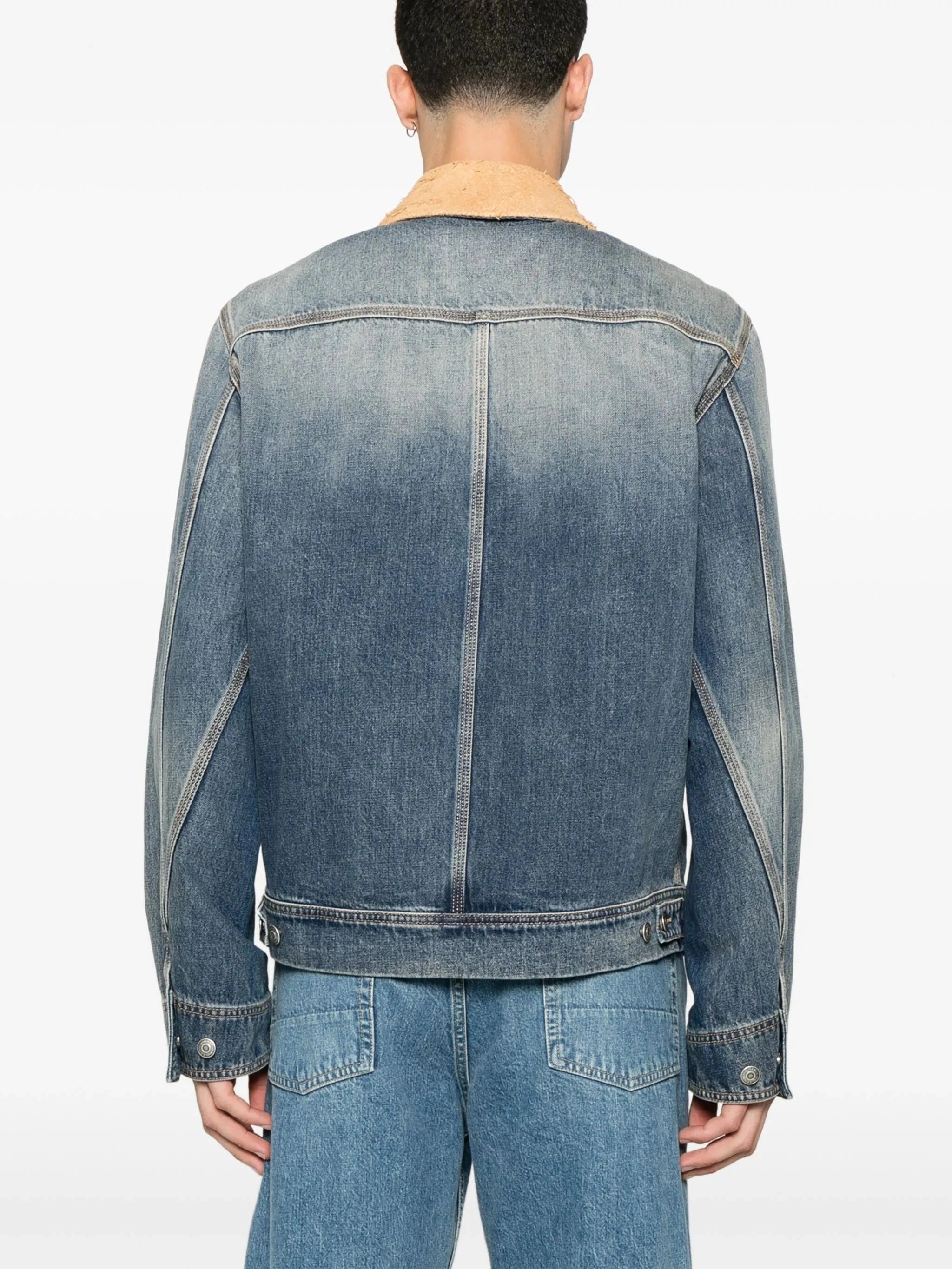 Alexander McQueen Collared Denim Jacket