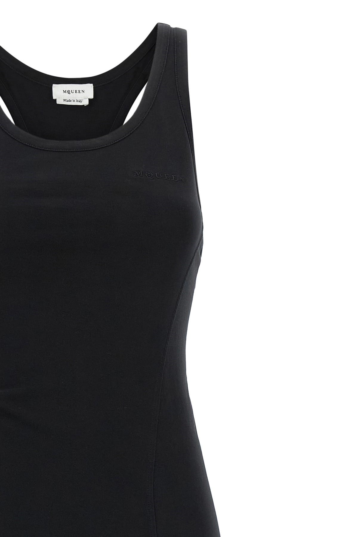 Alexander McQueen Alexander McQueen Corset Cotton Jersey Dress