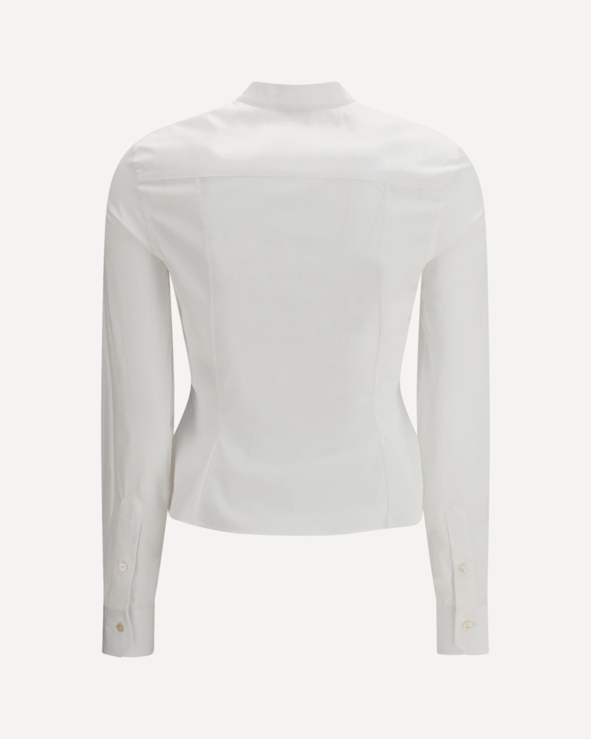Alexander McQueen Cotton Shirt With Peplum Silhouette - alternate view