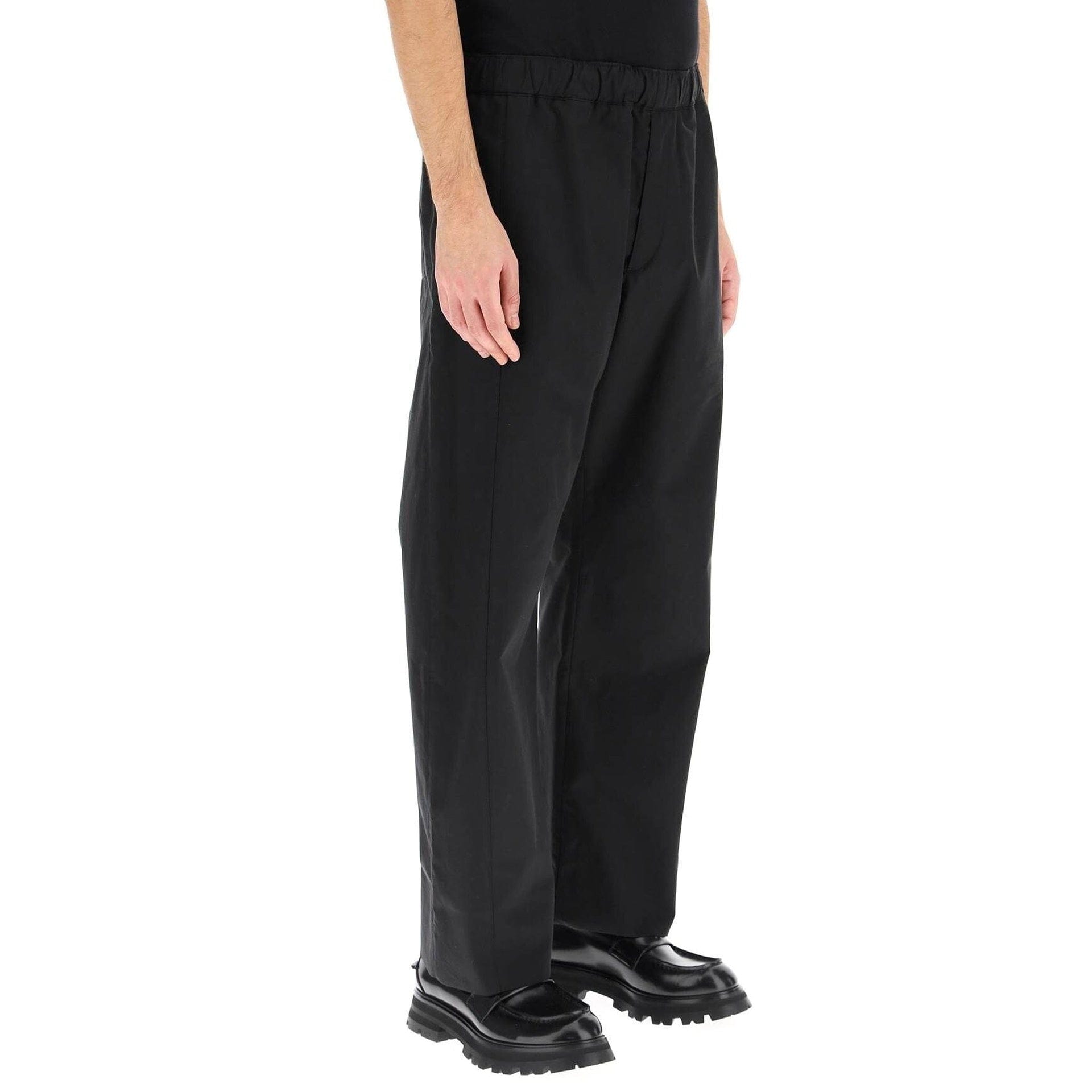 Alexander McQueen Cotton Trousers With Elastic Waist - alternate view