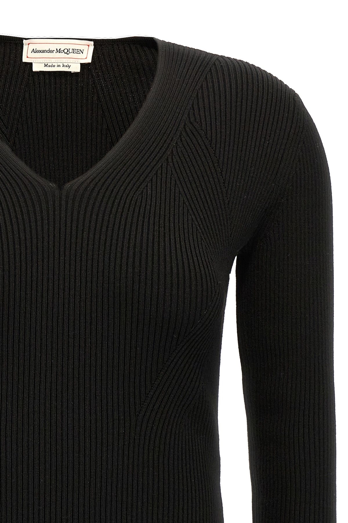 Alexander McQueen Alexander McQueen Cut-Out Shoulder Sweater