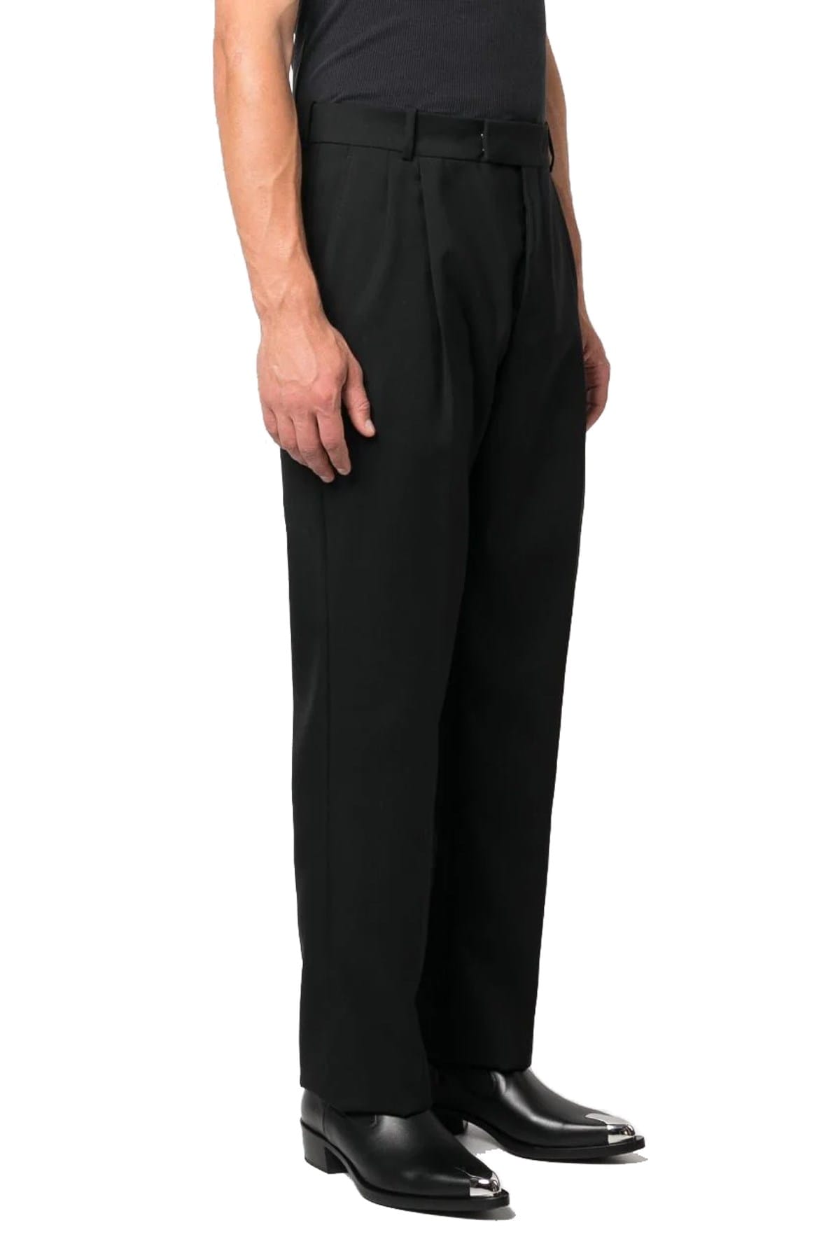 Alexander McQueen Alexander McQueen Gabardine Wool Pants