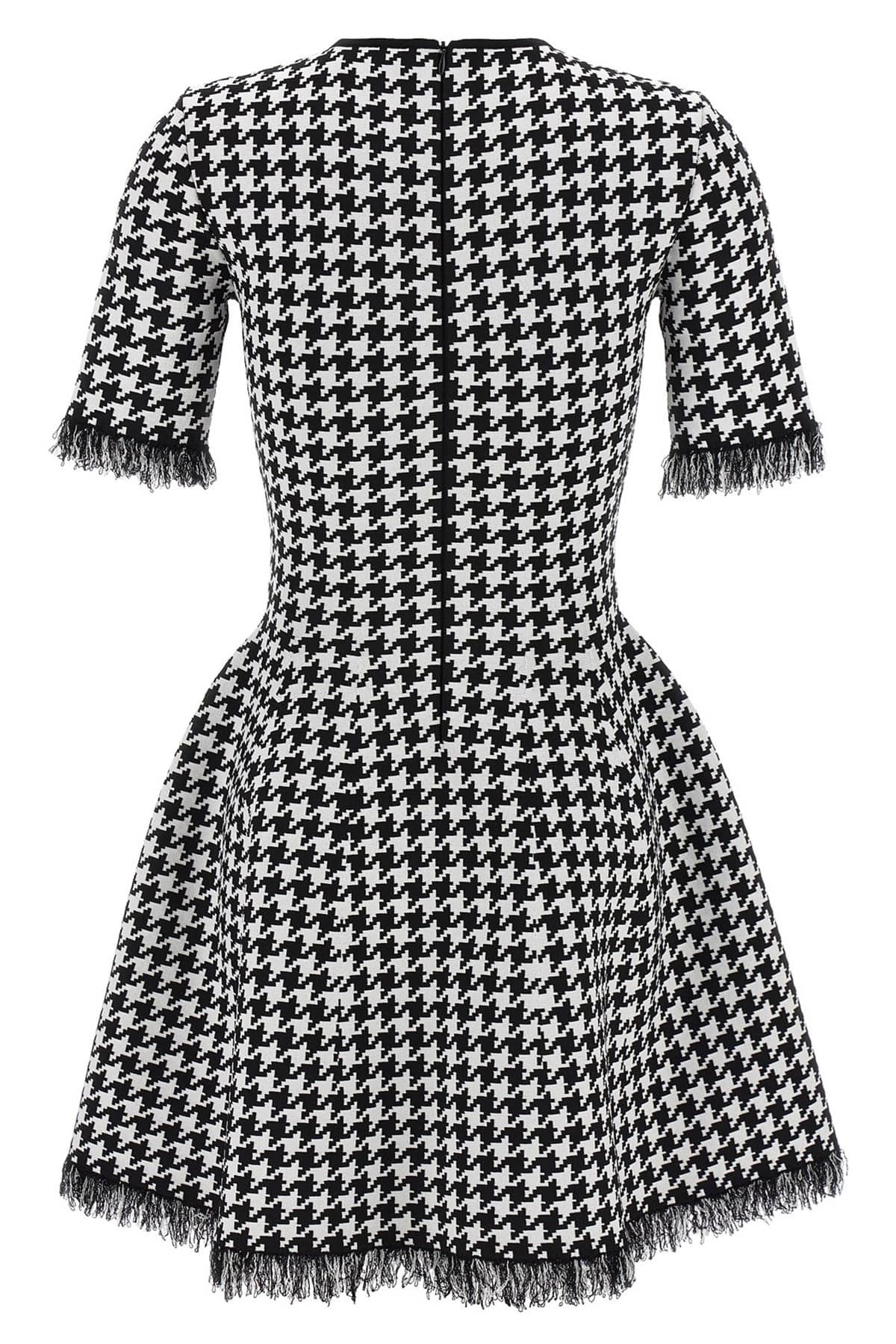 Alexander McQueen Alexander McQueen Houndstooth Mini Dress