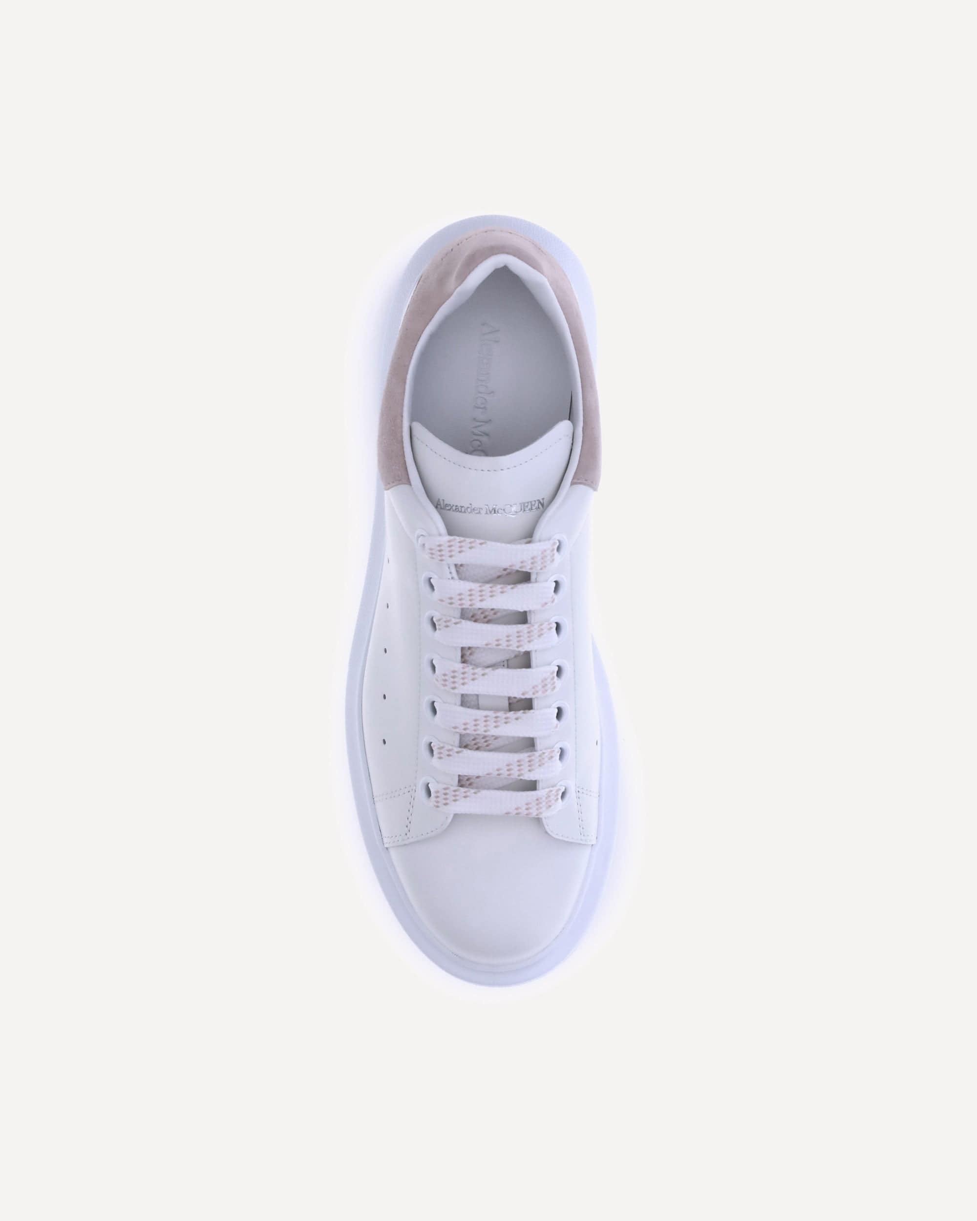 Alexander McQueen Leather Lace-Up Platform Sneakers