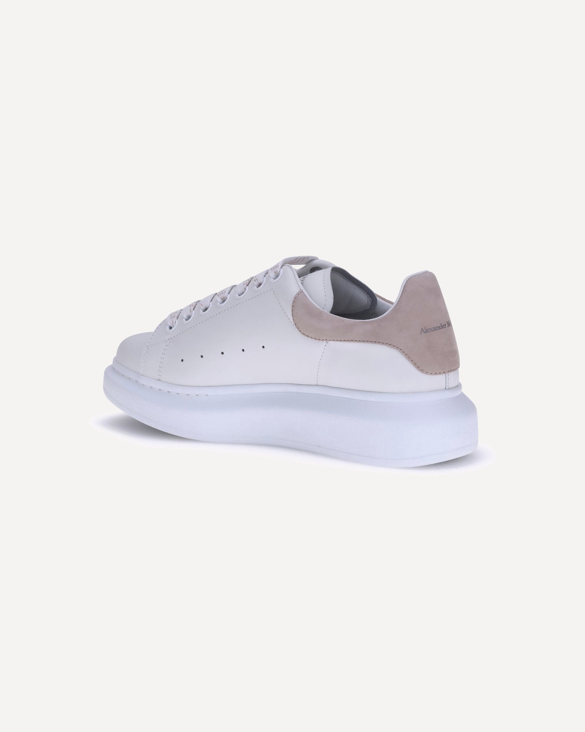 Alexander McQueen Leather Lace-Up Platform Sneakers
