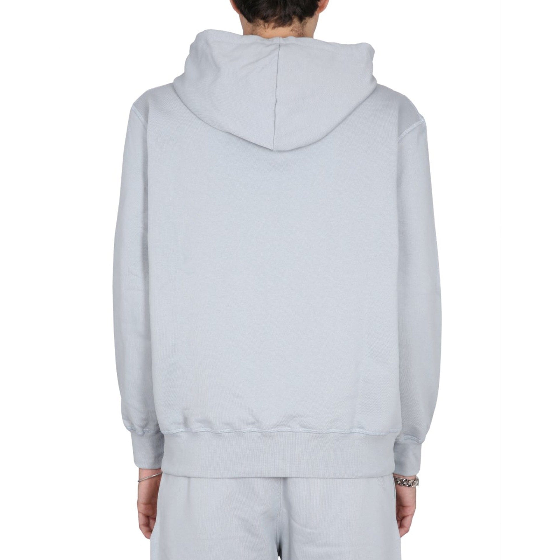 Alexander McQueen Logo Cotton Drawstring Hoodie Sweatshirt