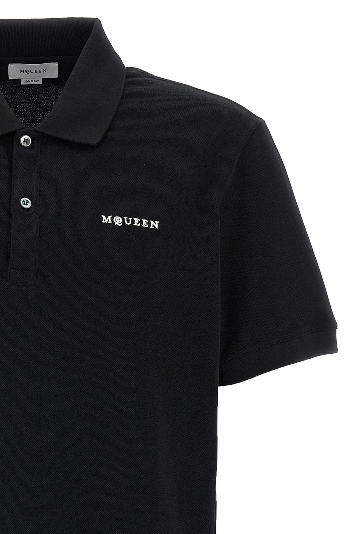 Alexander McQueen Alexander McQueen Logo Embroidery Polo Shirt