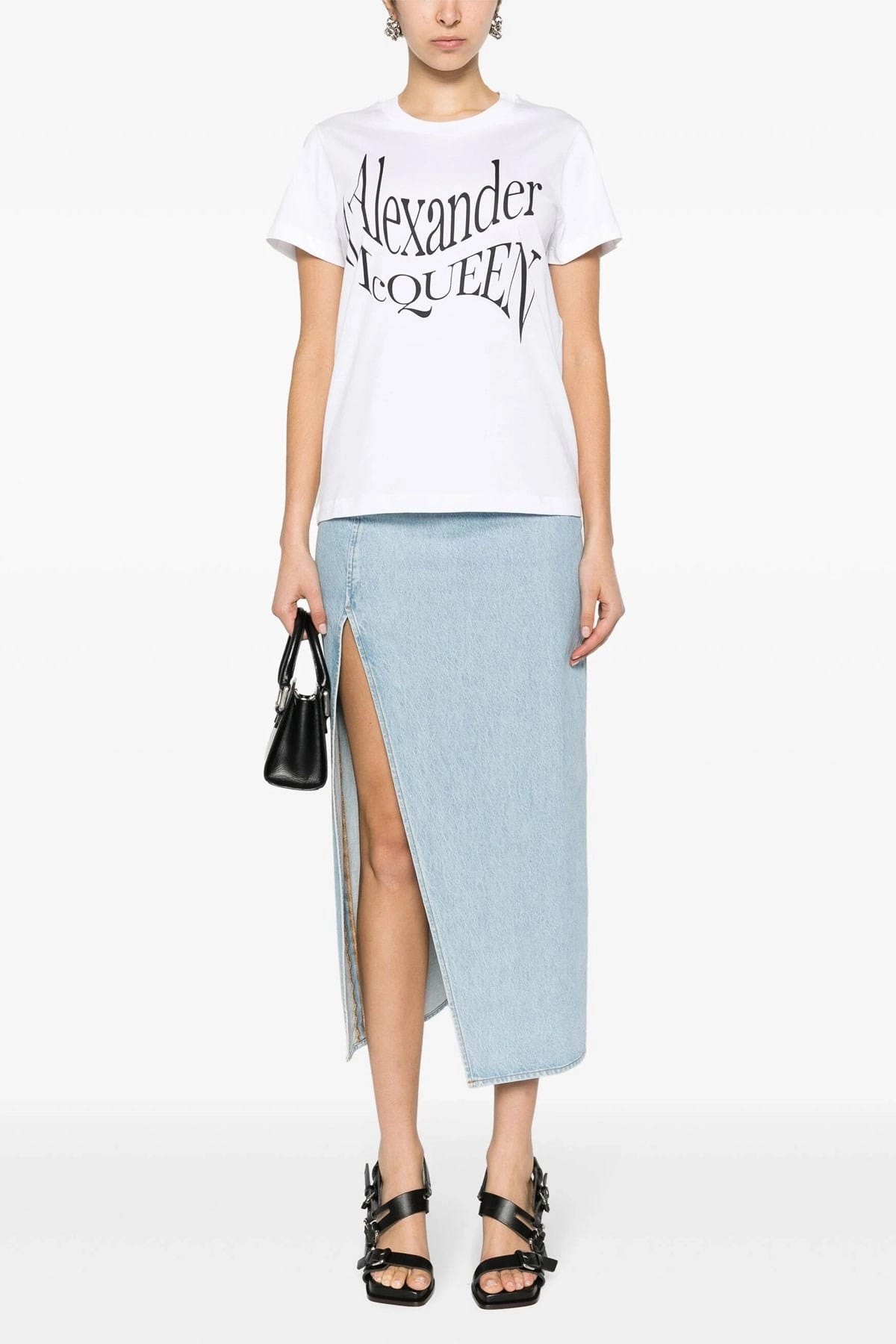 Alexander McQueen Alexander McQueen Logo Print T-Shirt