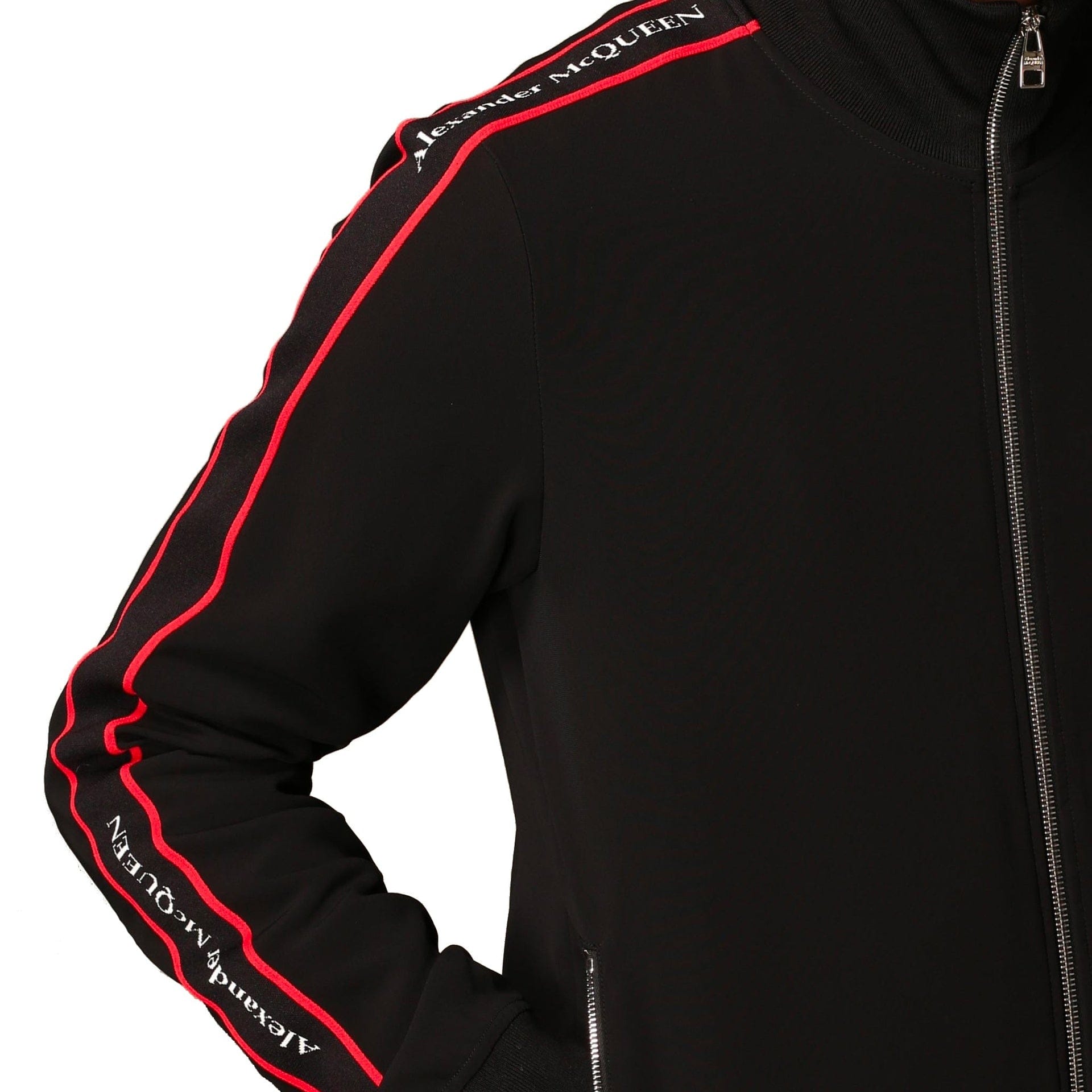 Alexander McQueen Logo Zipped Sweatshirt
