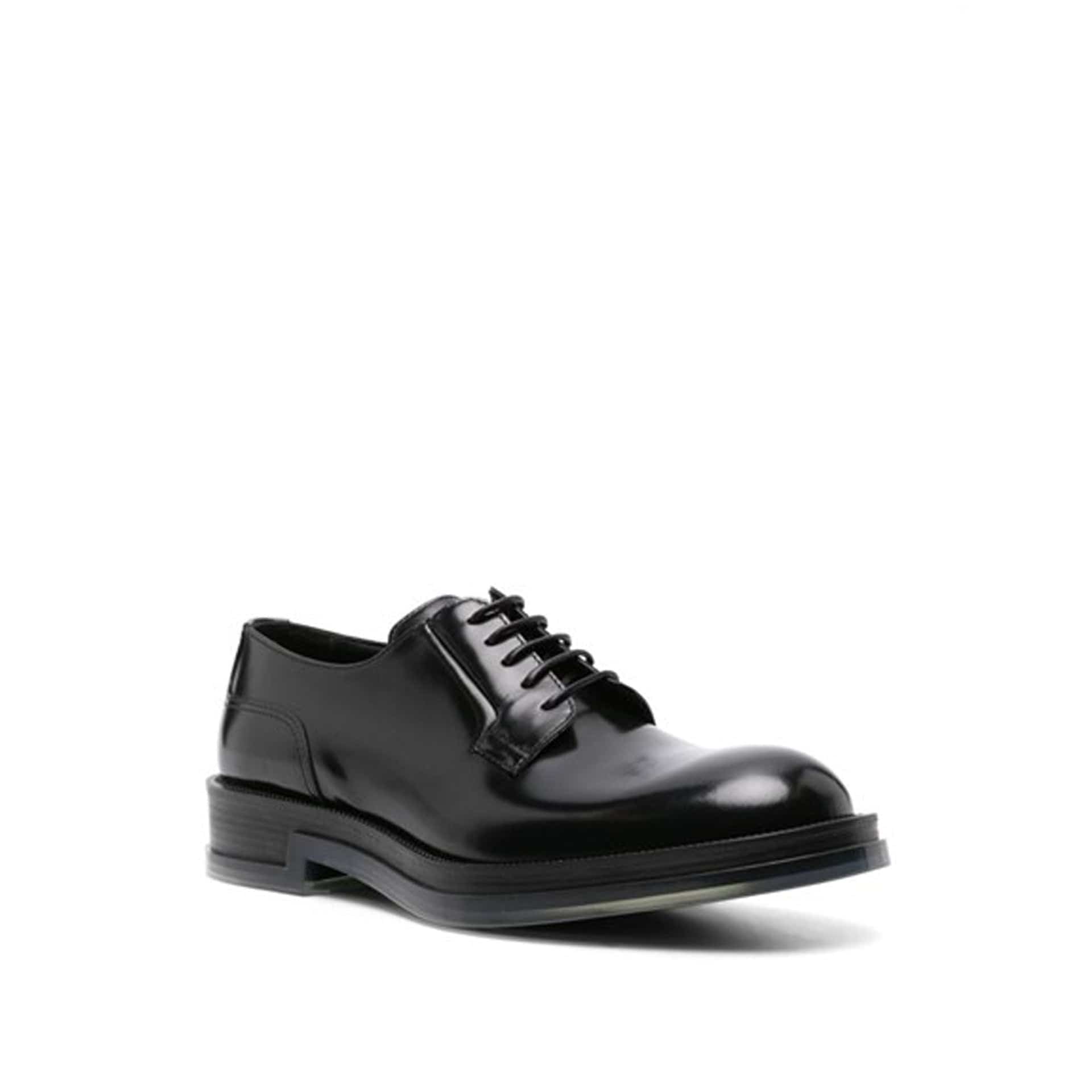 Alexander McQueen Monolith Leather Derby Shoes - alternate view