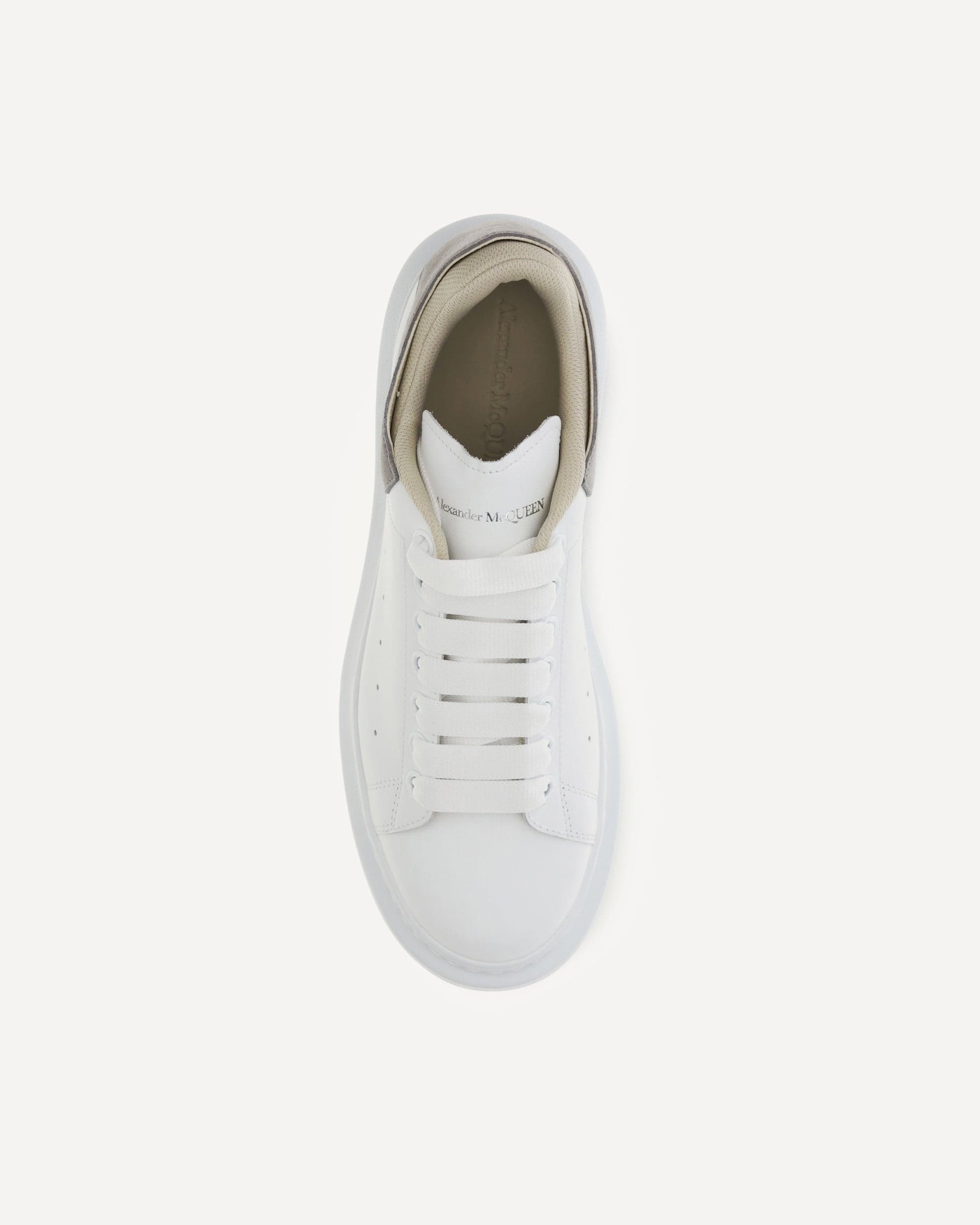 Alexander McQueen Oversized Sneakers With Suede Heel Tab
