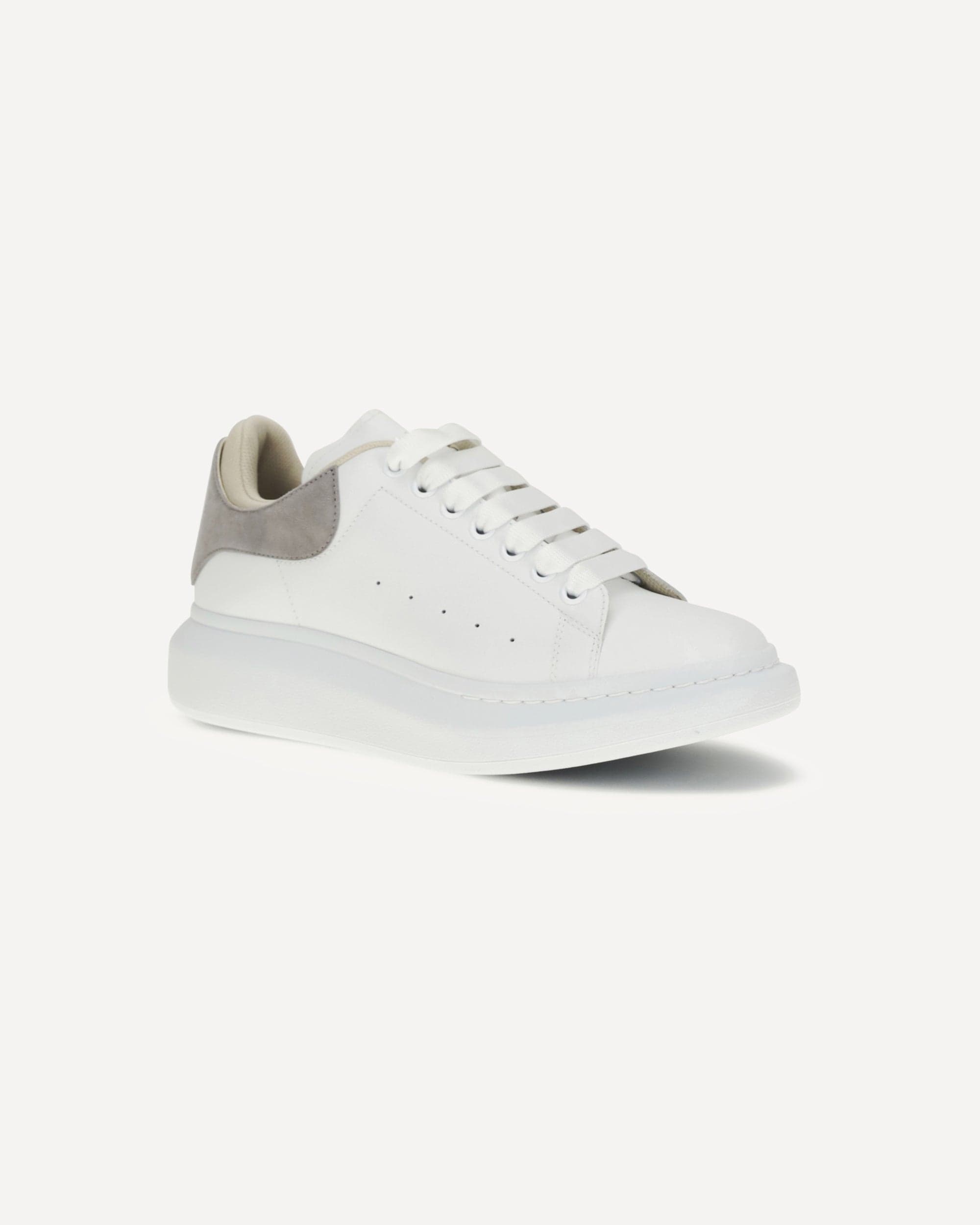 Alexander McQueen Oversized Sneakers With Suede Heel Tab