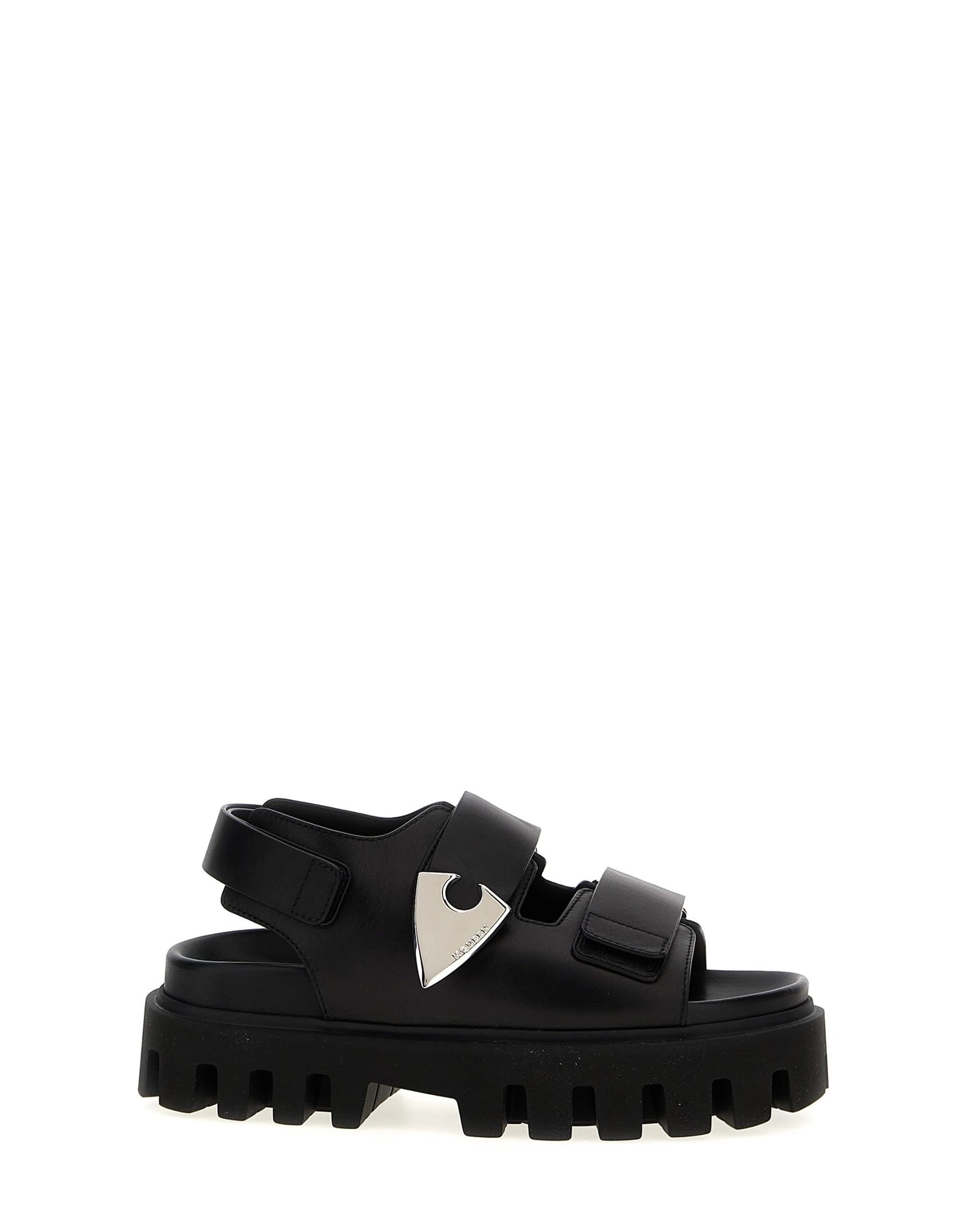 Alexander McQueen Alexander McQueen Parachute Leather Sandals