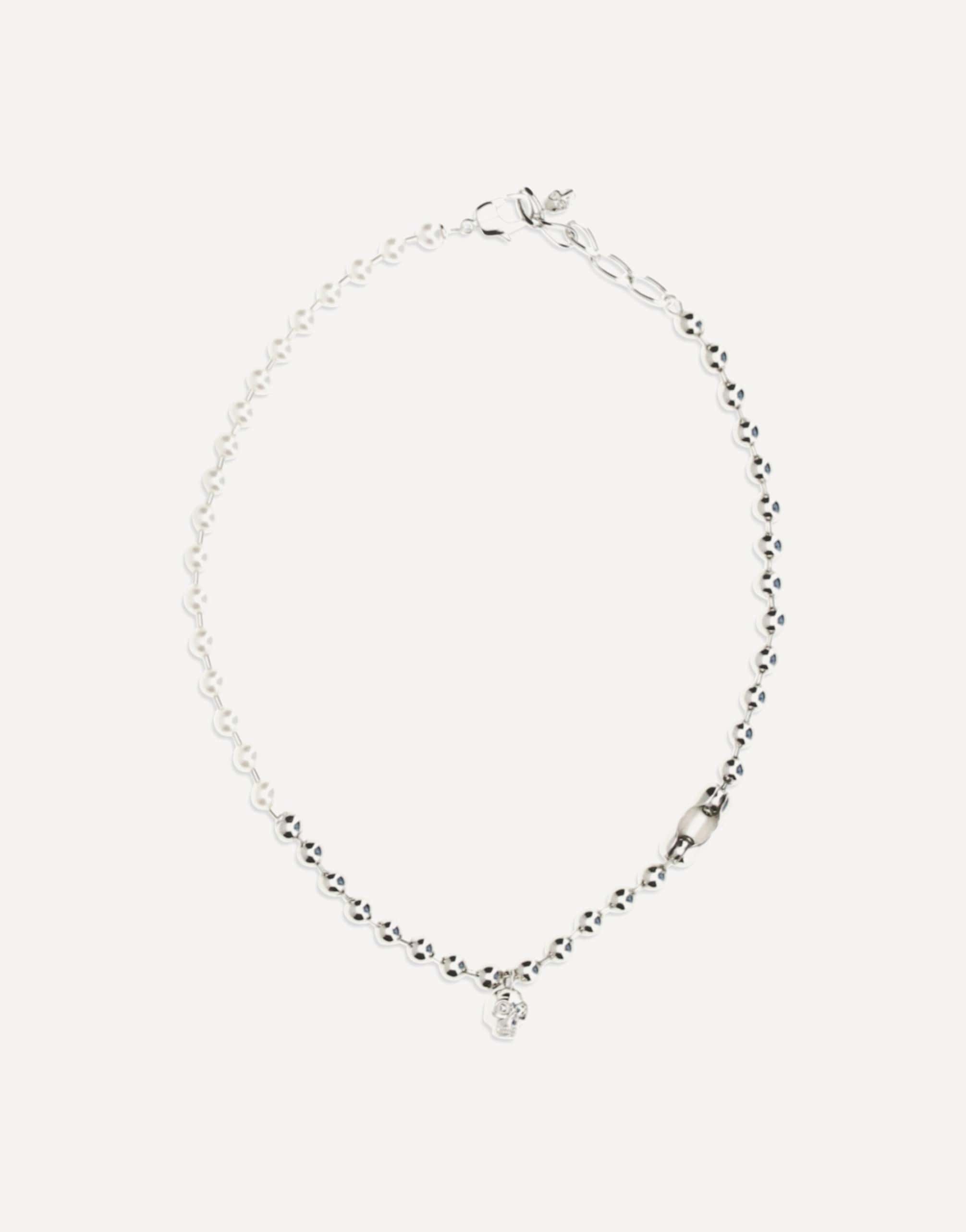 Alexander McQueen Alexander McQueen Pearl Skull Pendant Necklace