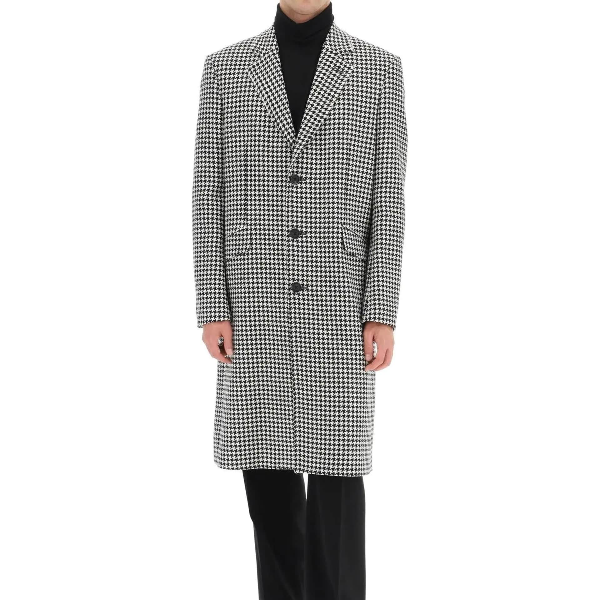 Alexander McQueen Pied-De-Poule Wool Coat - alternate view