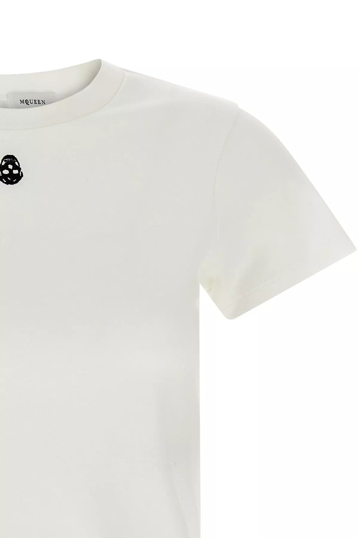 Alexander McQueen Alexander McQueen Skull Embroidered T-Shirt