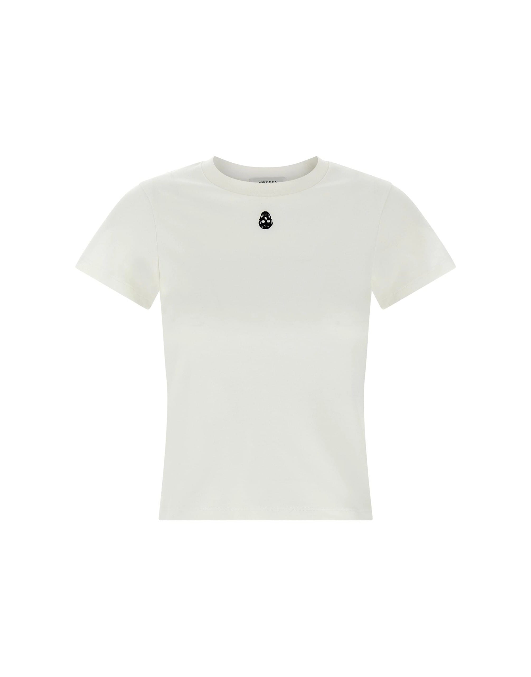 Alexander McQueen Alexander McQueen Skull Embroidered T-Shirt