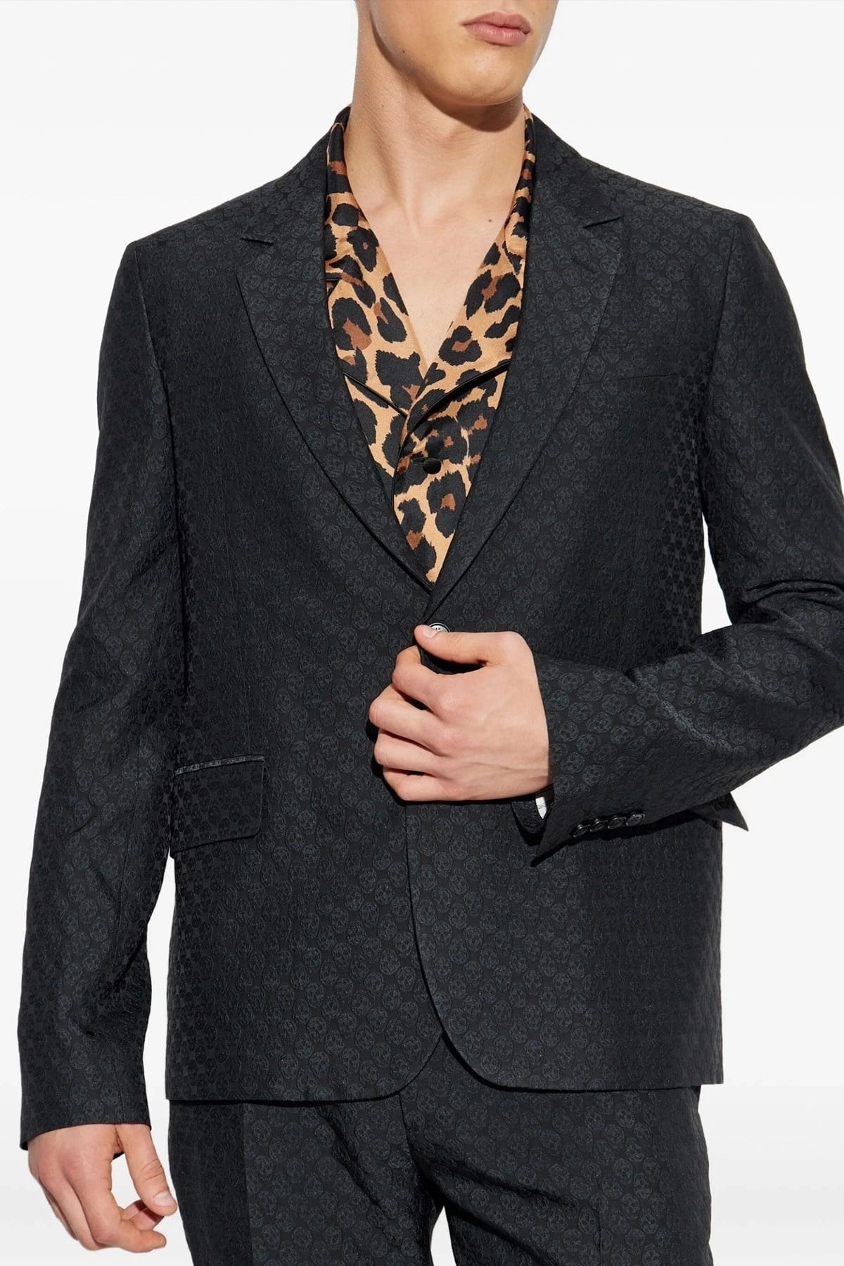 Alexander McQueen Alexander McQueen Skull Jacquard Blazer